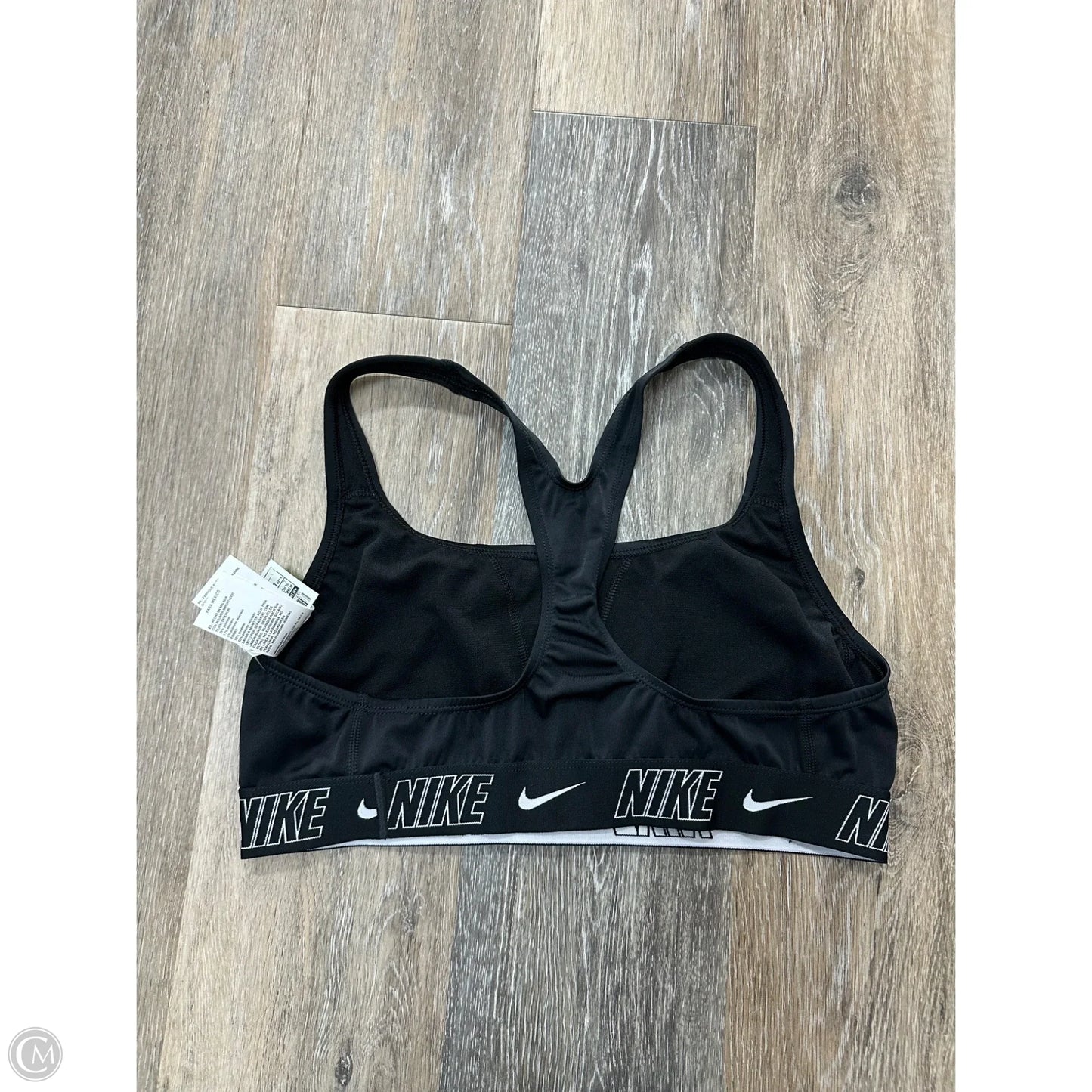 Athletic Bra By Nike Apparel In Black, Size: L