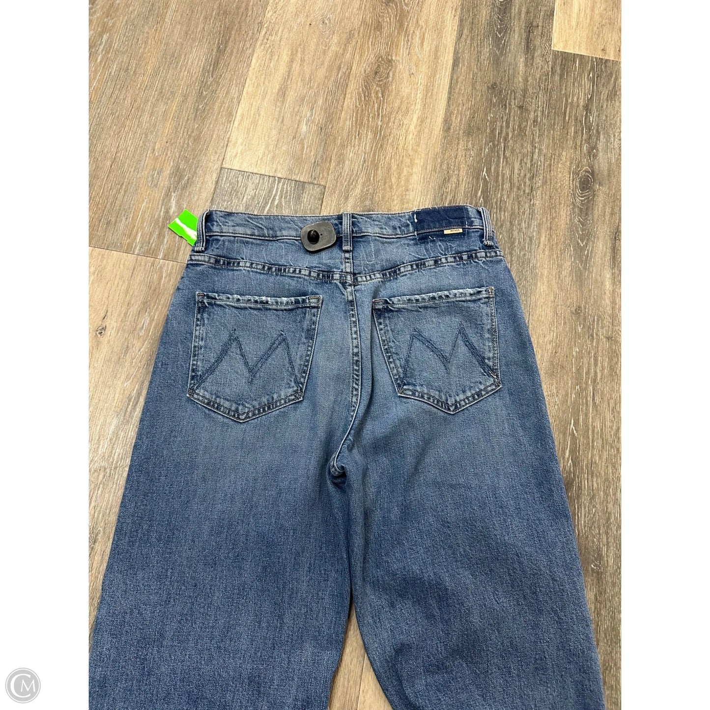 Jeans Wide Leg By Mother In Blue Denim, Size: 6