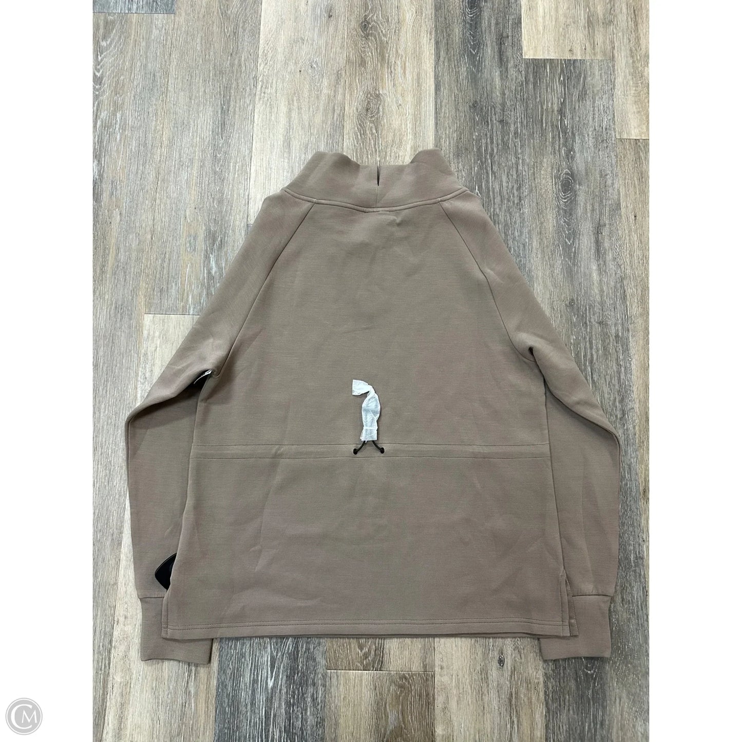 Athletic Sweatshirt Collar By Varley In Brown, Size: S