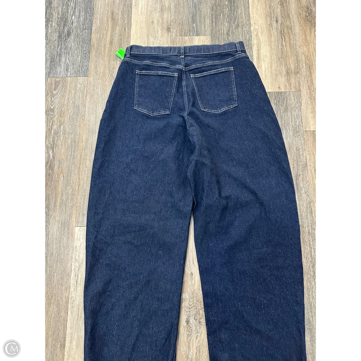Jeans Wide Leg By Spanx In Blue Denim, Size: Xl Tall