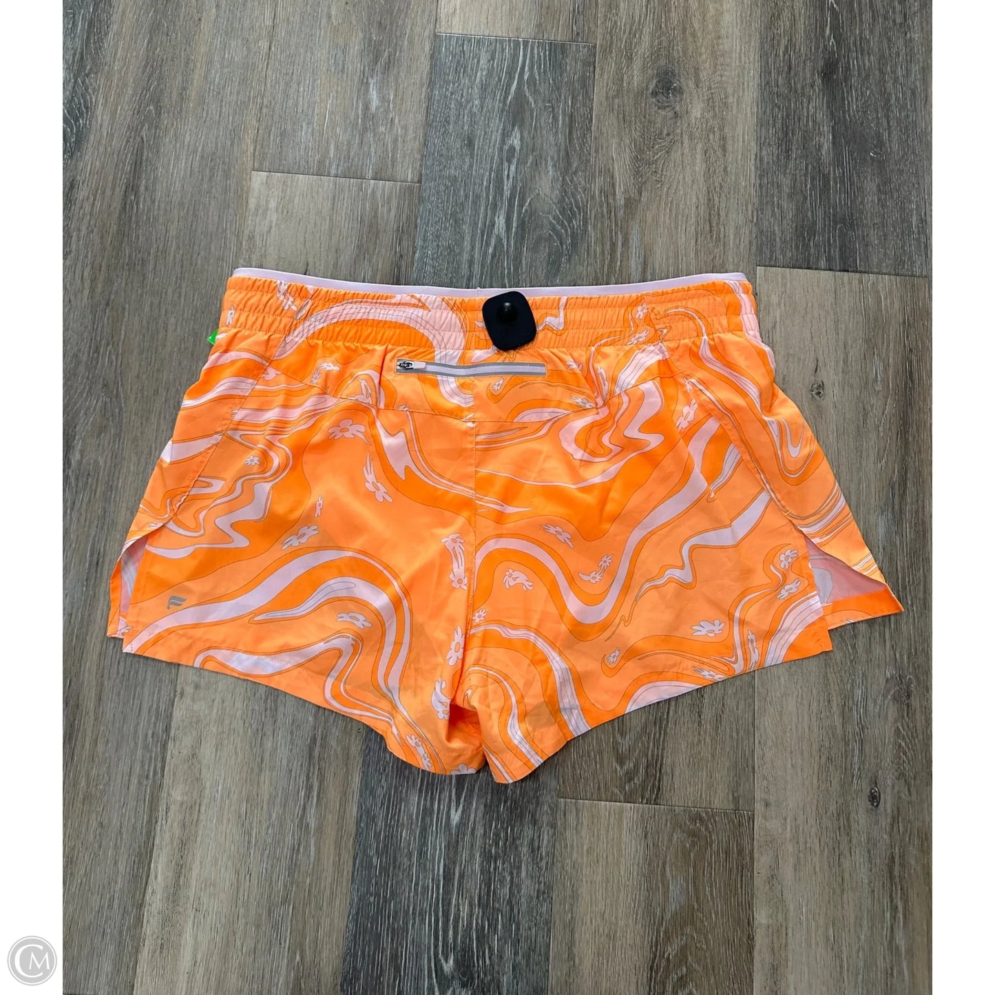 Athletic Shorts By Fabletics In Orange & Pink, Size: Xl