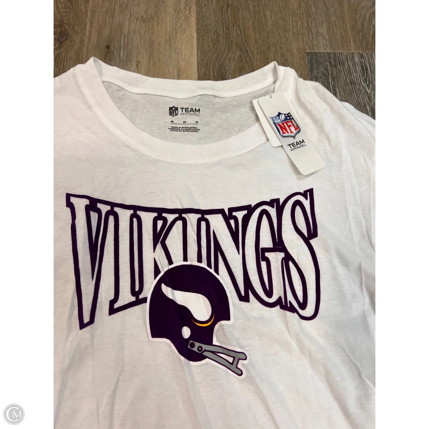 *Athletic Top Long Sleeve By NFL In White, Size: M