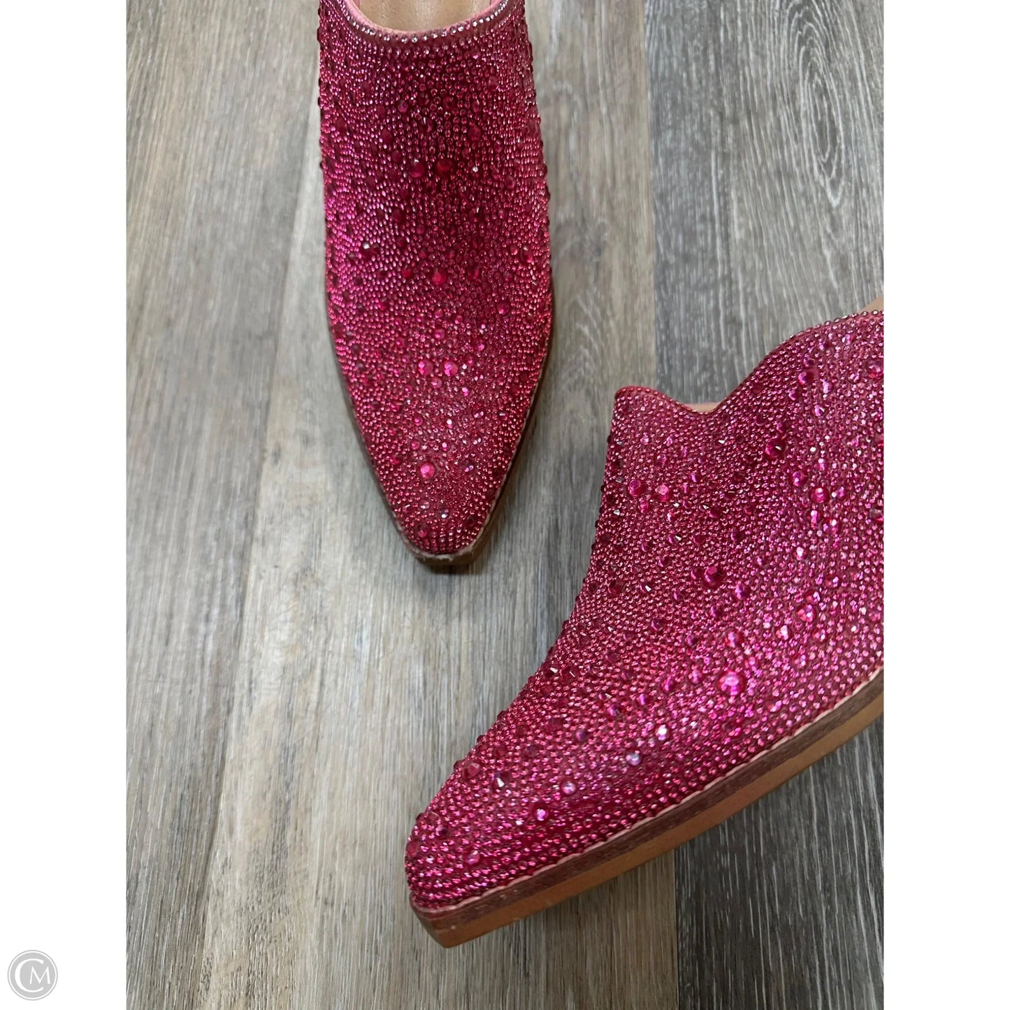 Boots Ankle Heels By Arider Girl In Pink, Size: 7.5