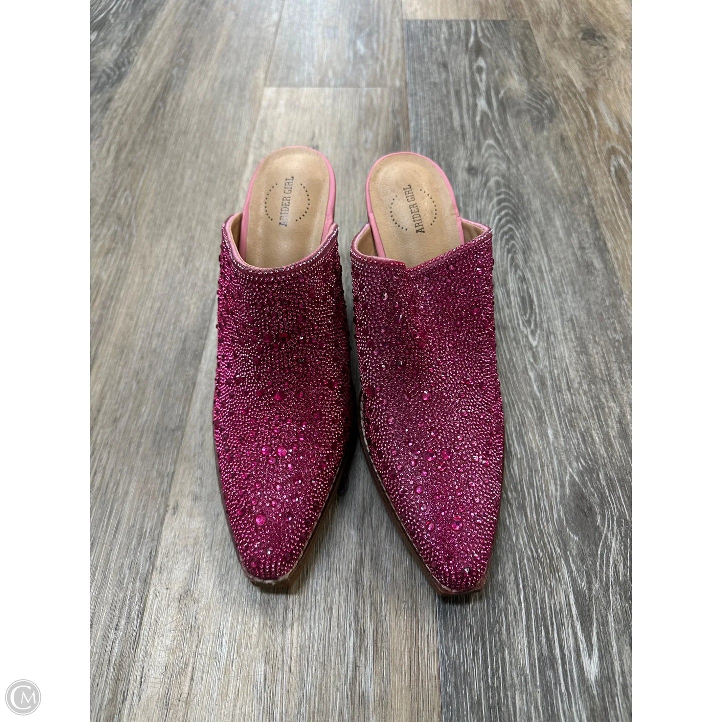 Boots Ankle Heels By Arider Girl In Pink, Size: 7.5