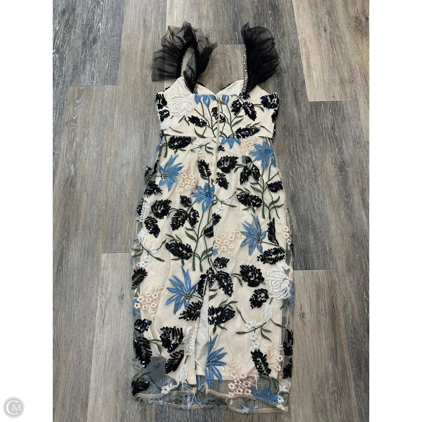 Dress Party Midi By Lulus In Floral Print, Size: S