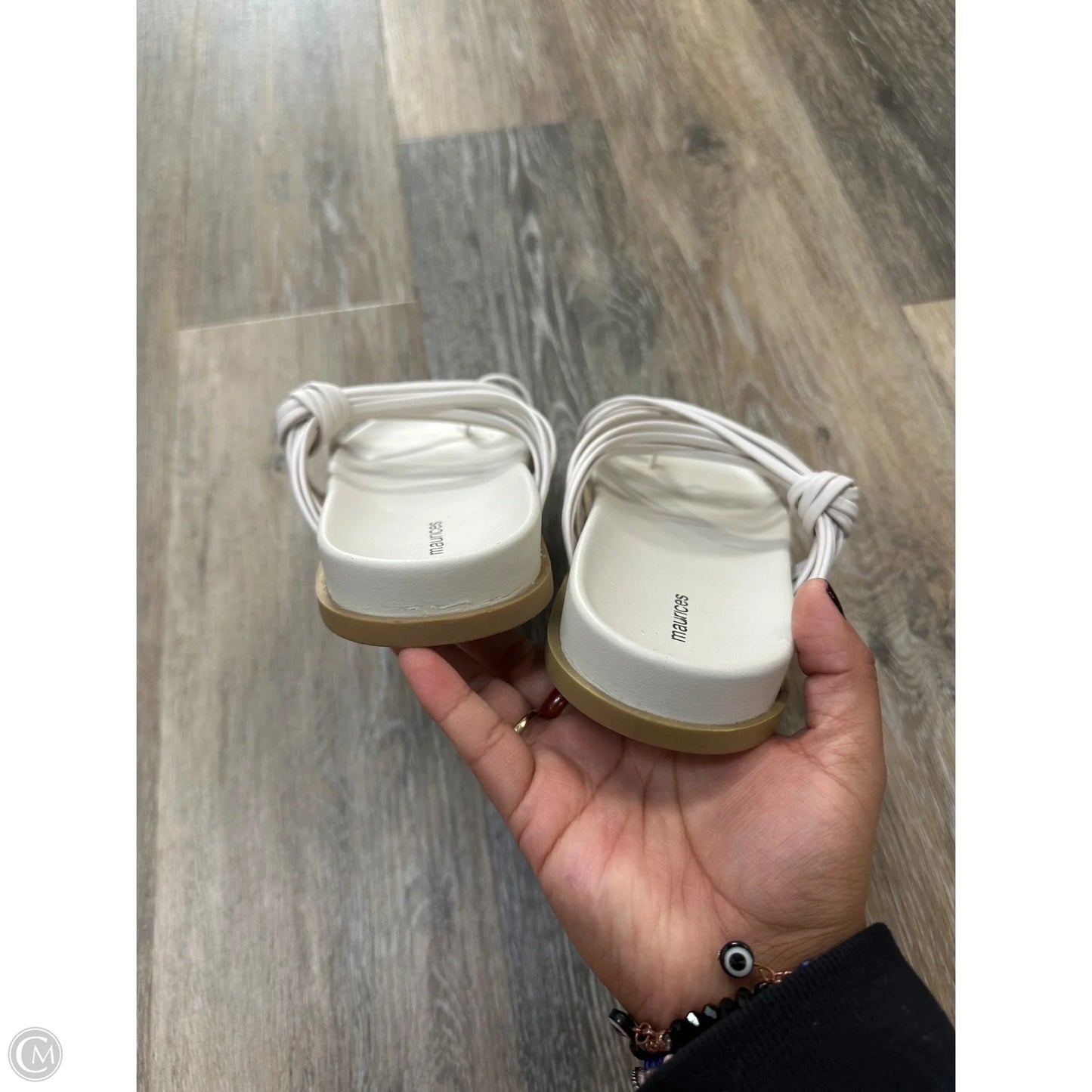 Sandals Flats By Maurices In White, Size: 9