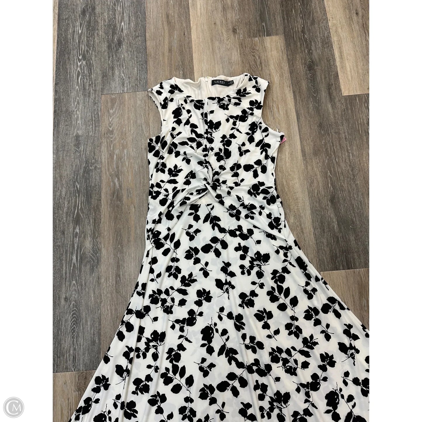 Dress Casual Maxi By Lauren By Ralph Lauren In White, Size: 12