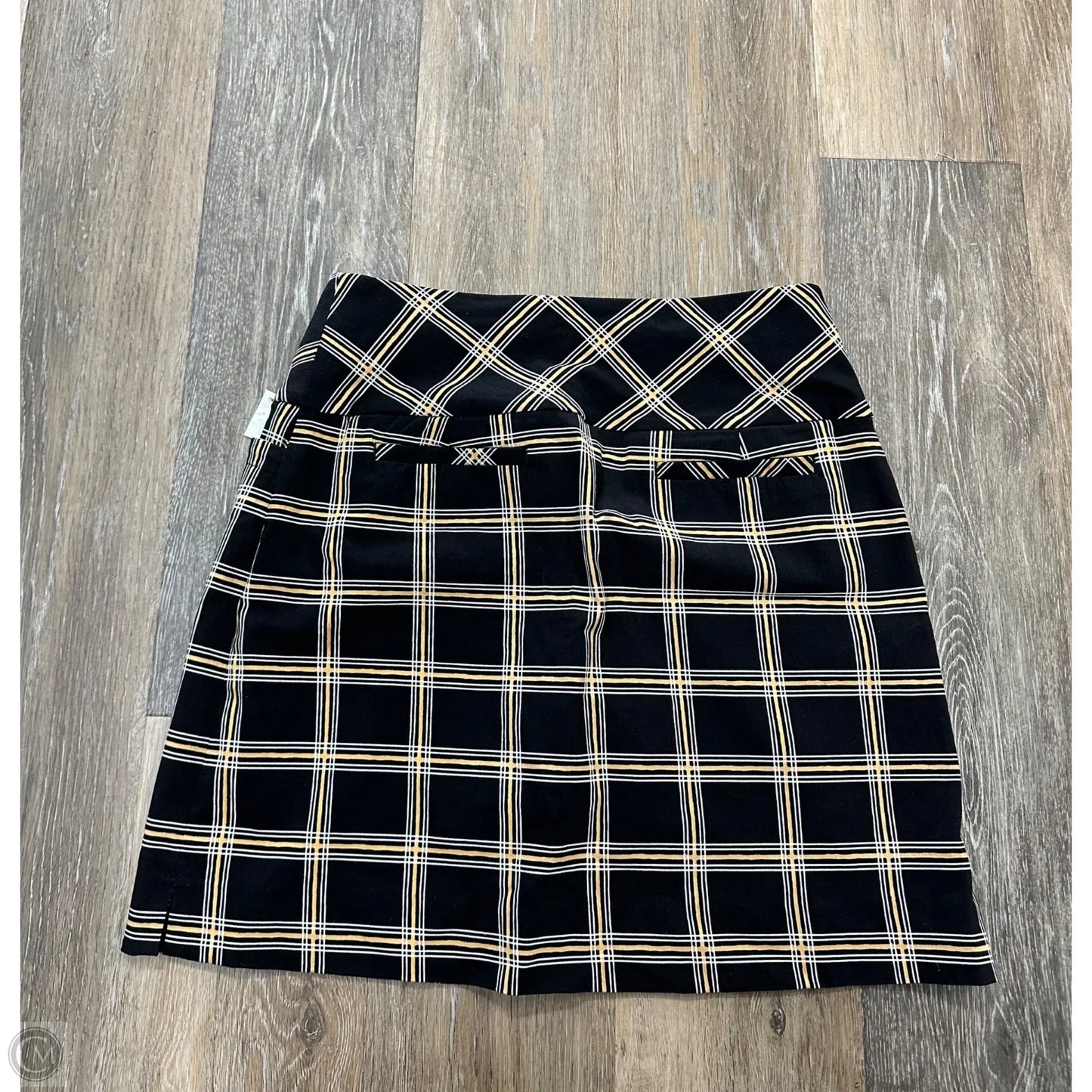 Athletic Skort By Swing Control In Plaid Pattern, Size: 8