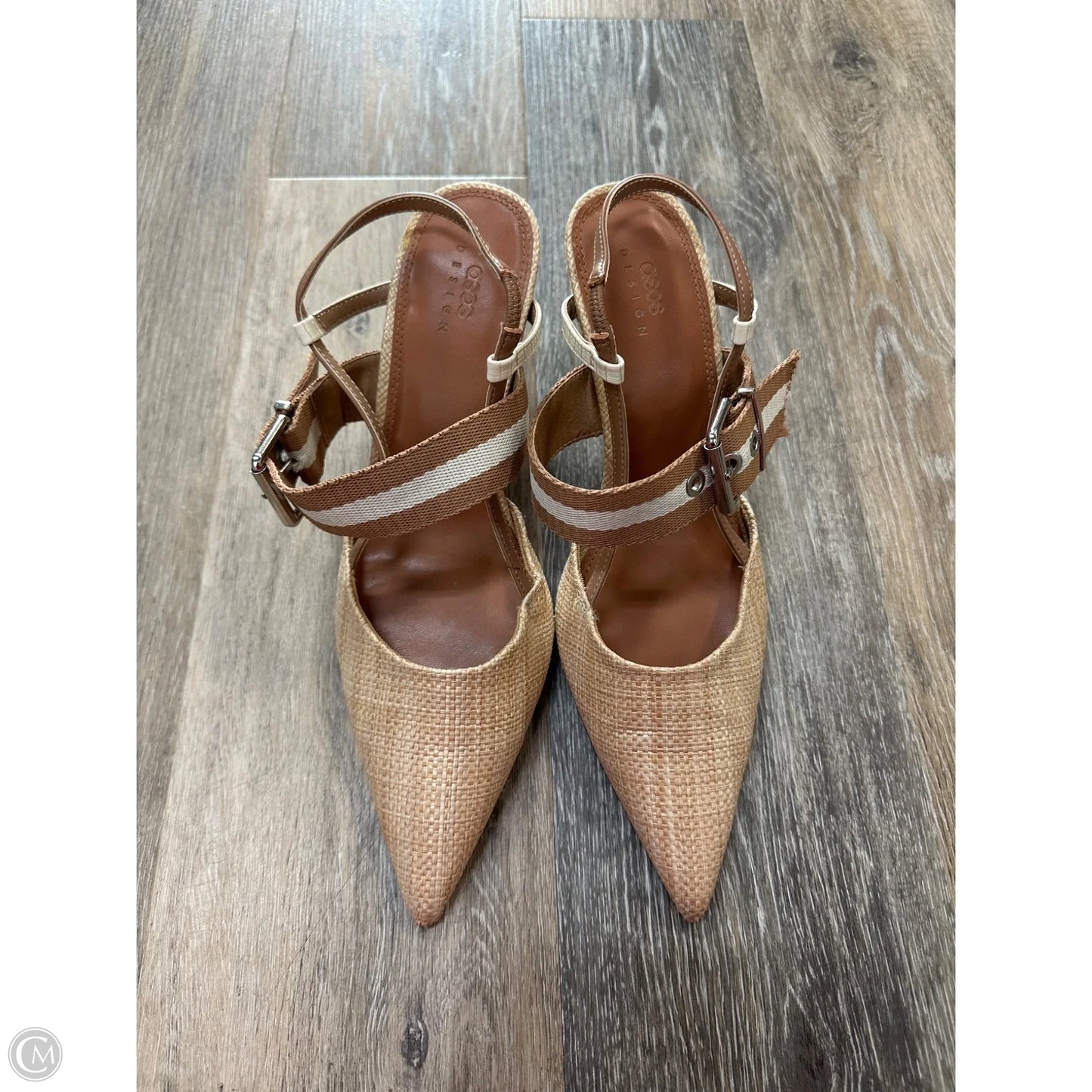 Shoes Heels Stiletto By Asos In Tan, Size: 10