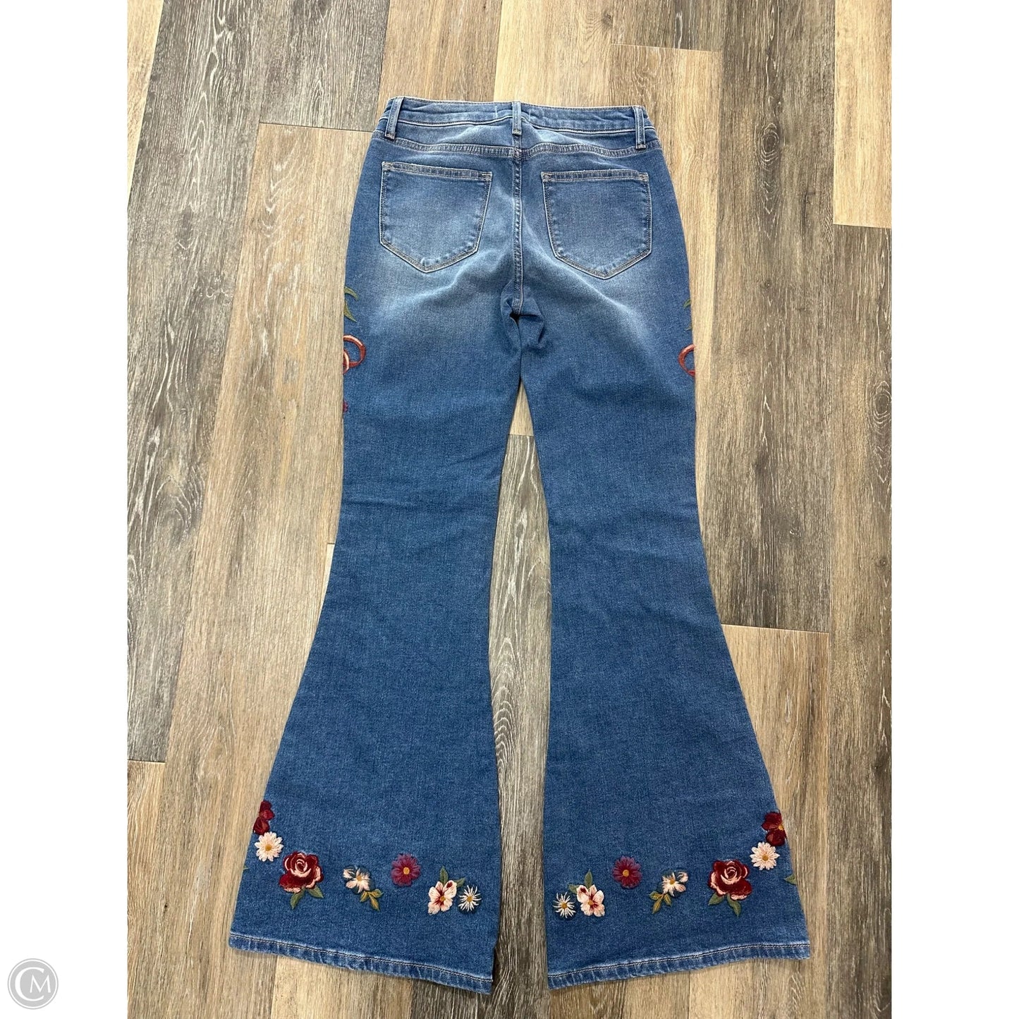 Jeans Flared By Driftwood In Blue Denim, Size: 0