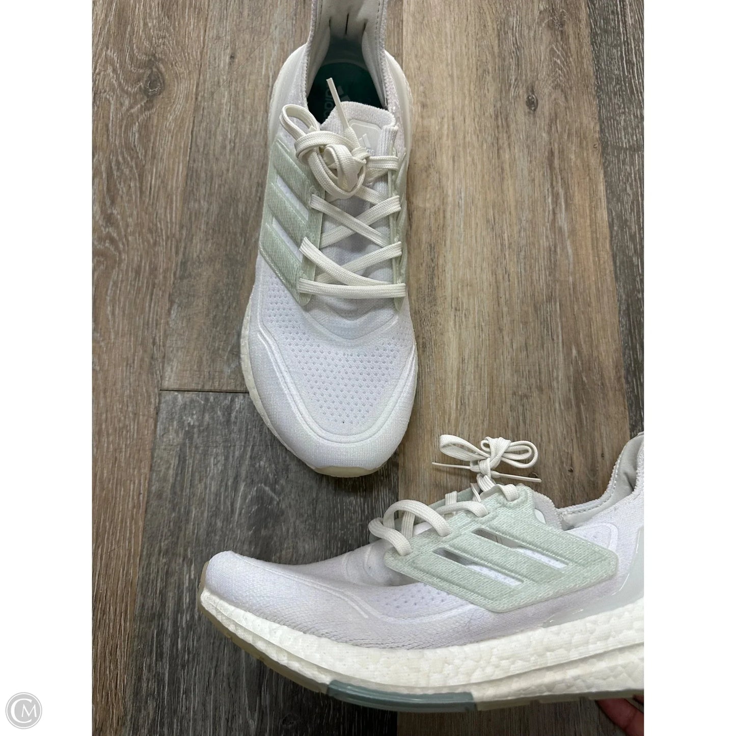Shoes Athletic By Adidas In White, Size: 7.5