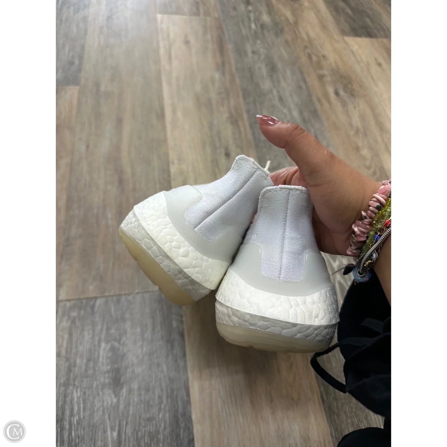 Shoes Athletic By Adidas In White, Size: 7.5