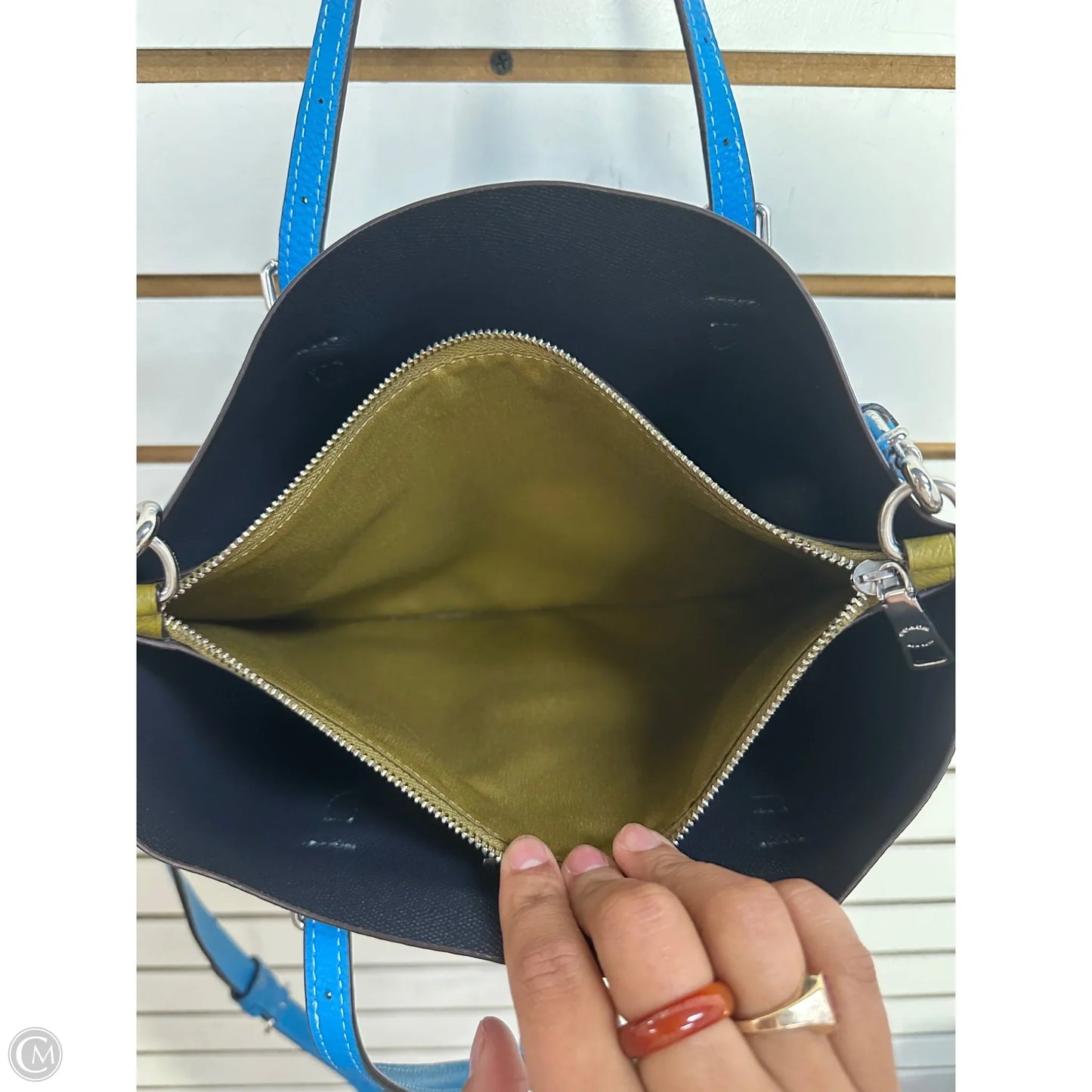 Handbag Designer By Coach, Size: Medium