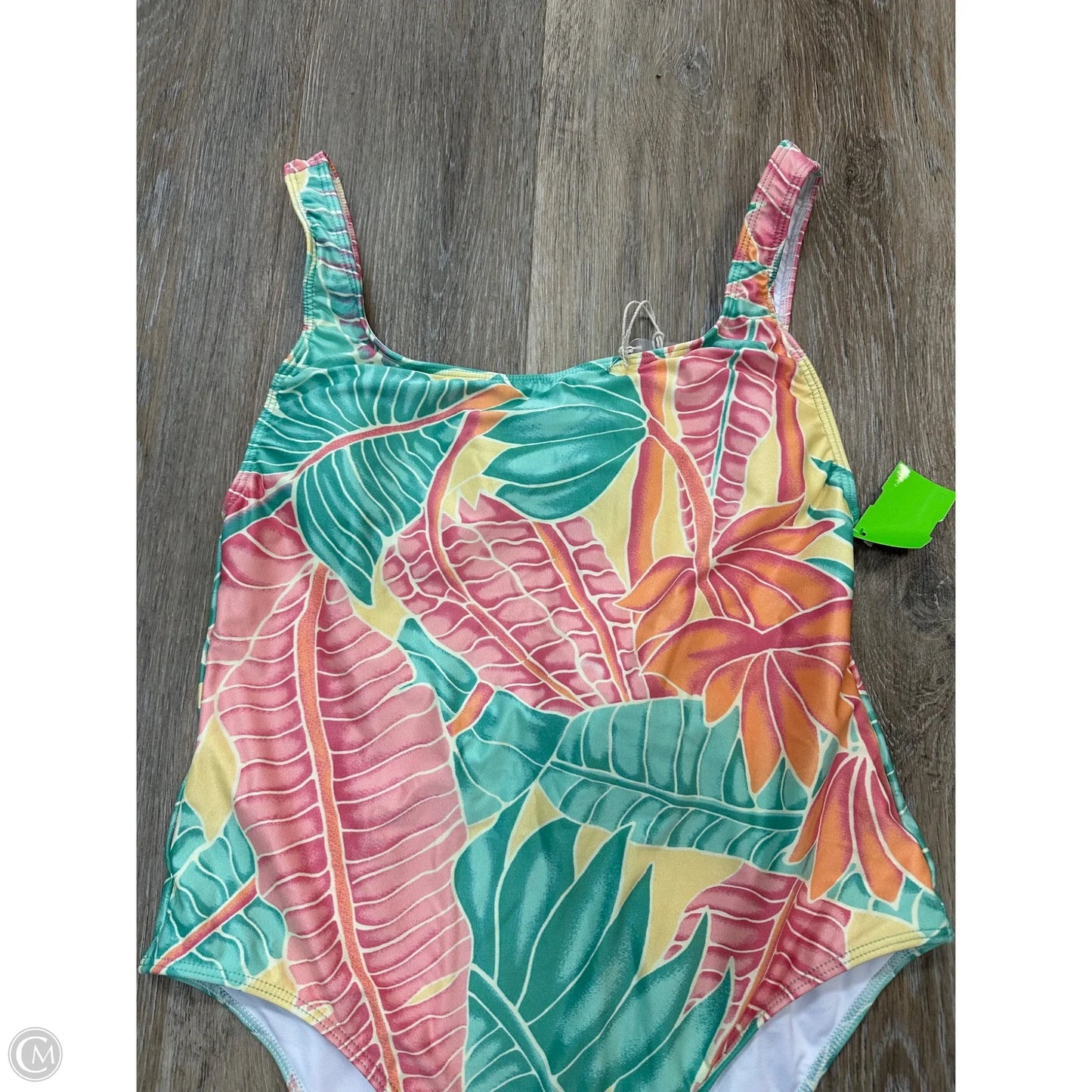 Swimsuit By Watercolors by Kenny Flowers In Floral Print, Size: M