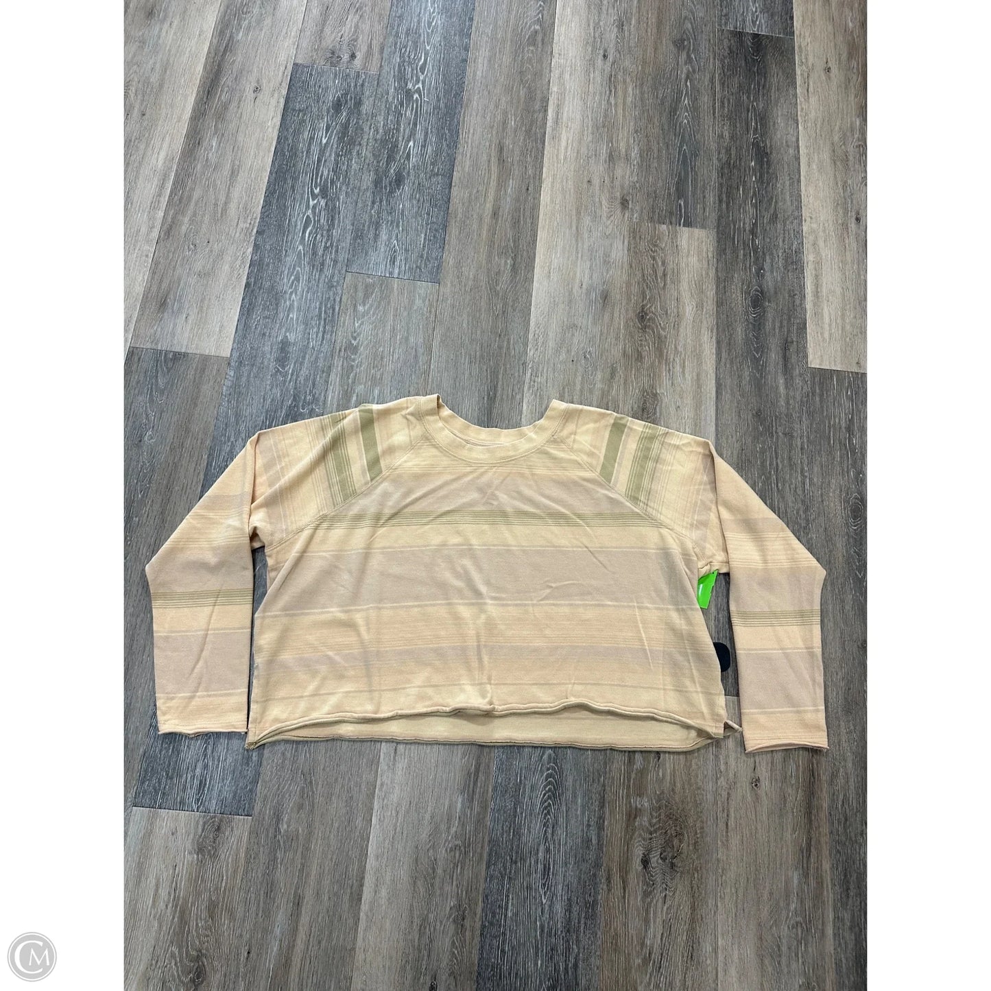 Top Long Sleeve By We The Free In Yellow, Size: M
