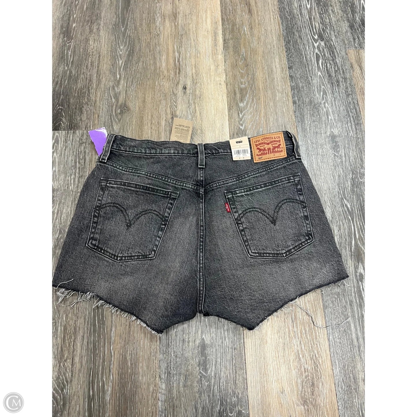 Shorts By Levis In Black Denim, Size: 10/30