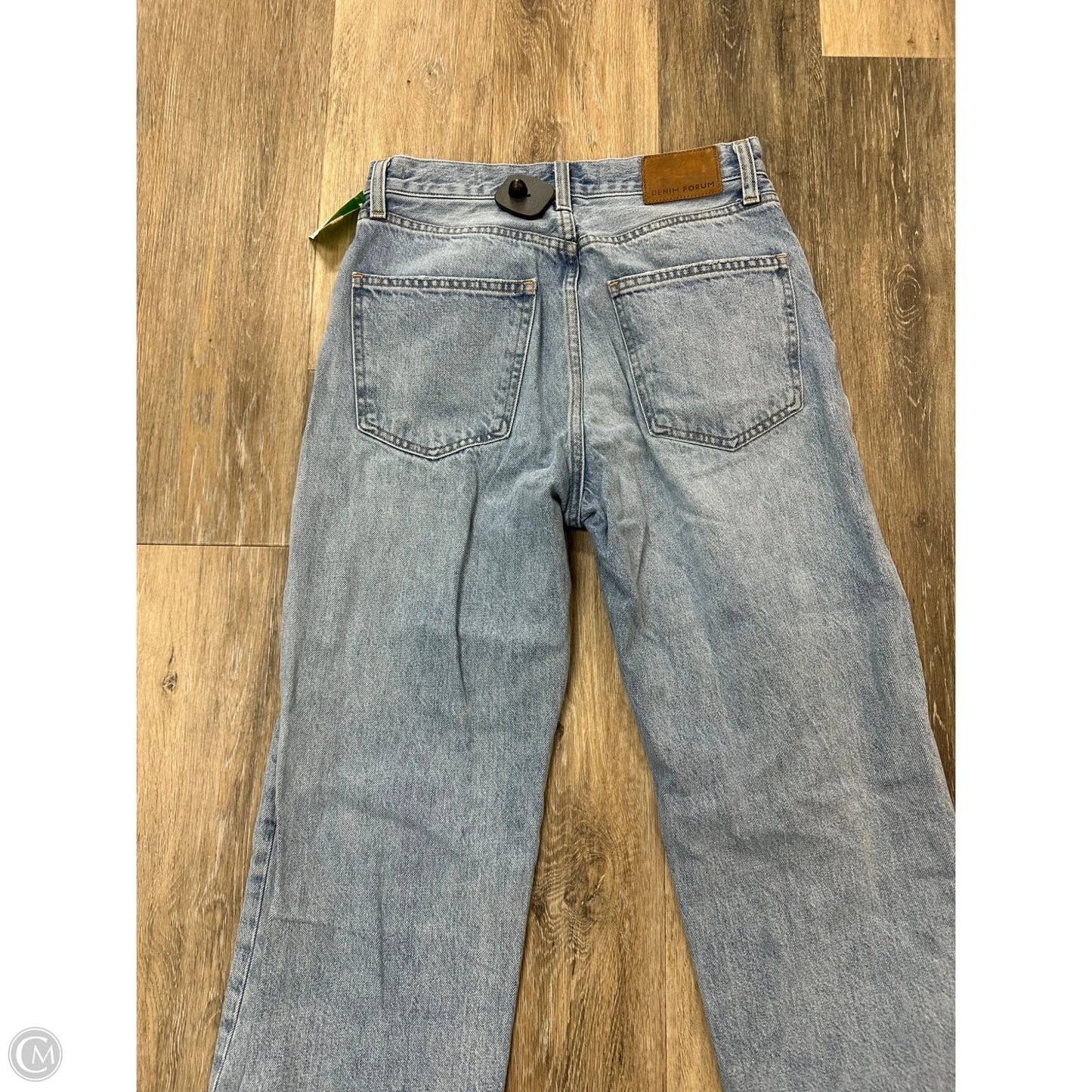 Jeans Straight By Denim Forum In Blue Denim, Size: 2