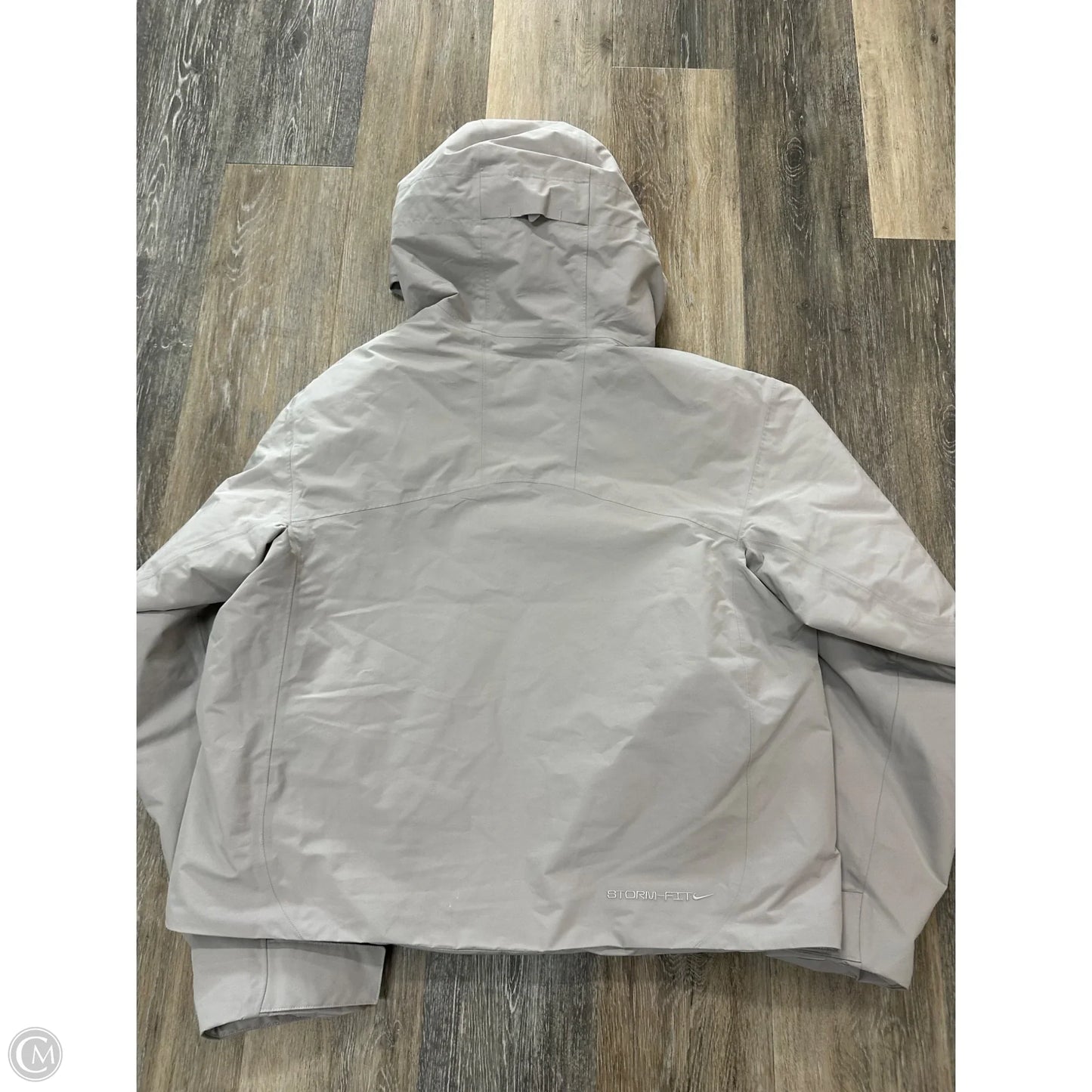 Coat Parka By Nike In Grey, Size: S