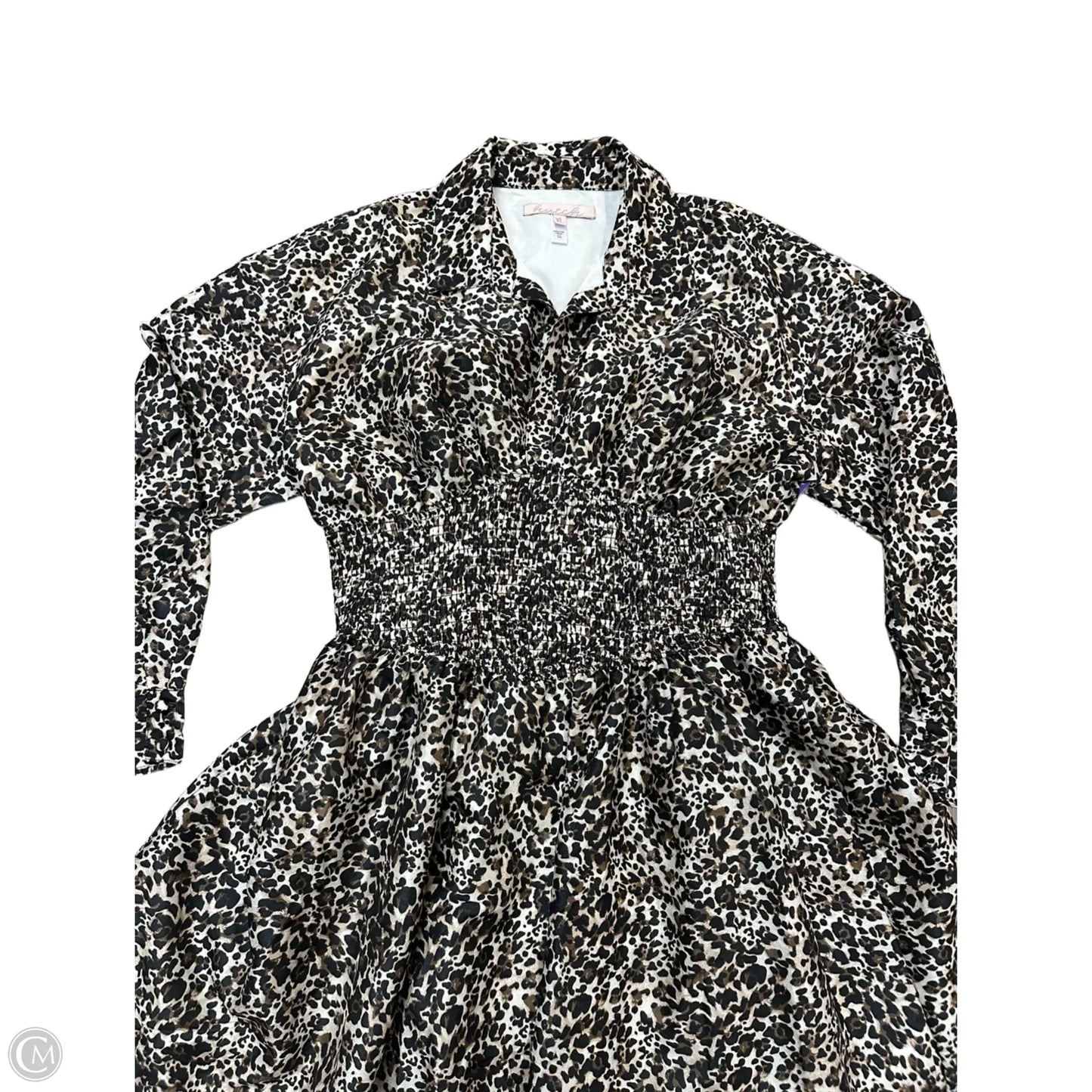 Dress Casual Midi By Hutch In Animal Print, Size: Xl
