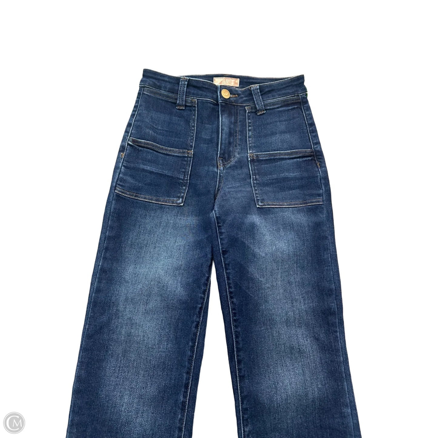 Jeans Straight By Kut In Blue Denim, Size: 0