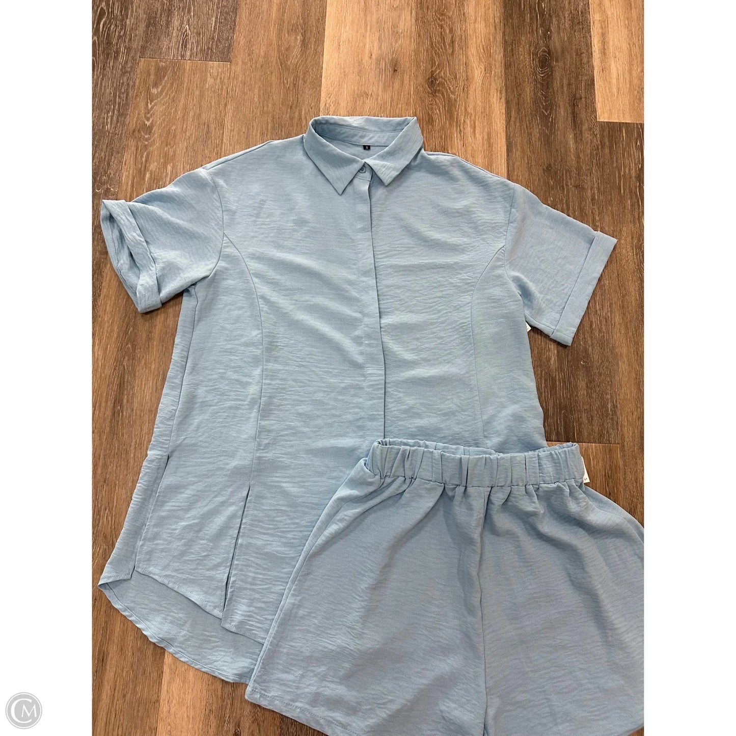 Shorts Set By Clothes Mentor In Blue, Size: S