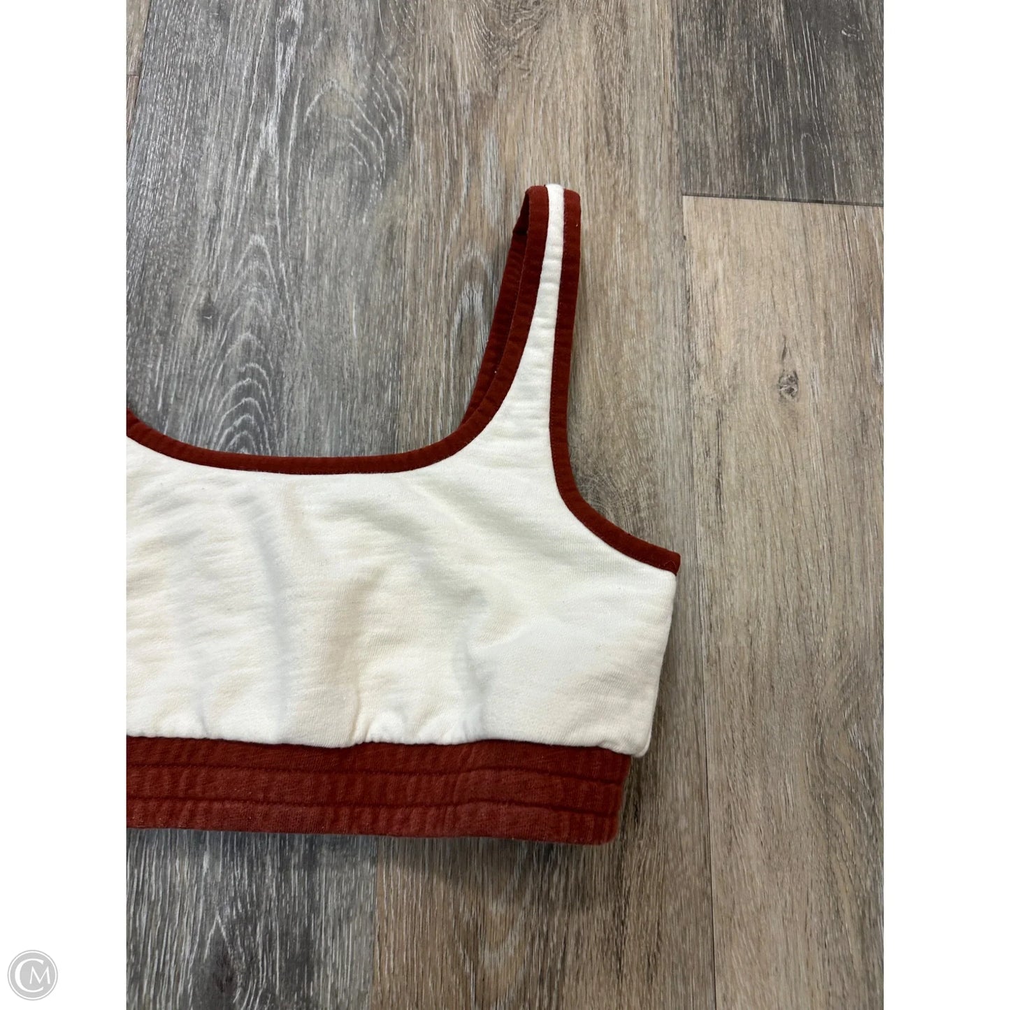 Tank Top By Madewell In Red & White, Size: M