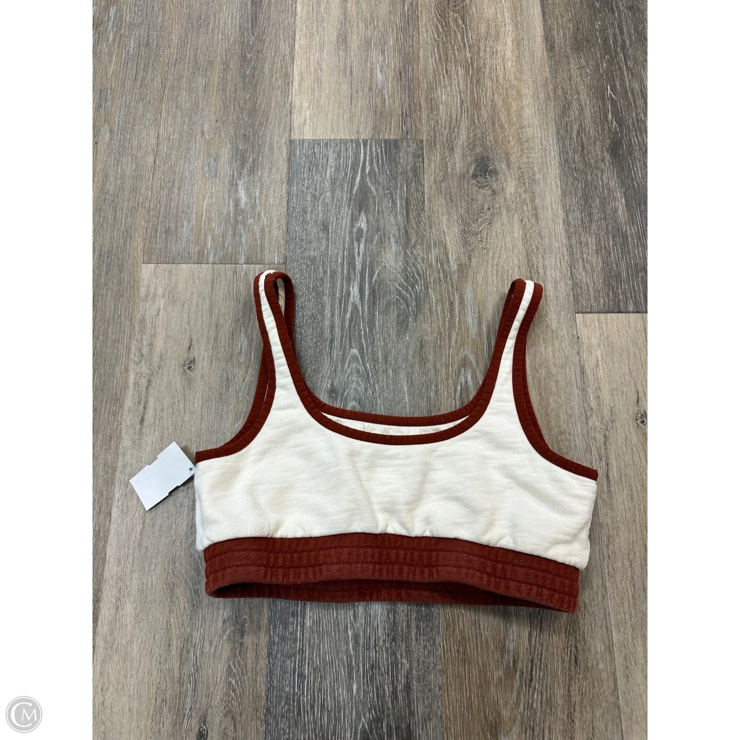 Tank Top By Madewell In Red & White, Size: M