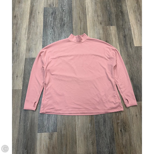 Top Long Sleeve By Sweaty Betty In Pink, Size: 2x