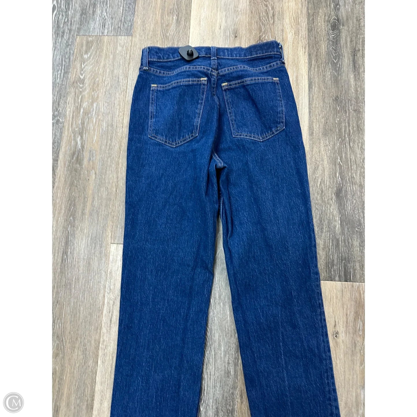 Jeans Straight By Abercrombie And Fitch In Blue Denim, Size: 4