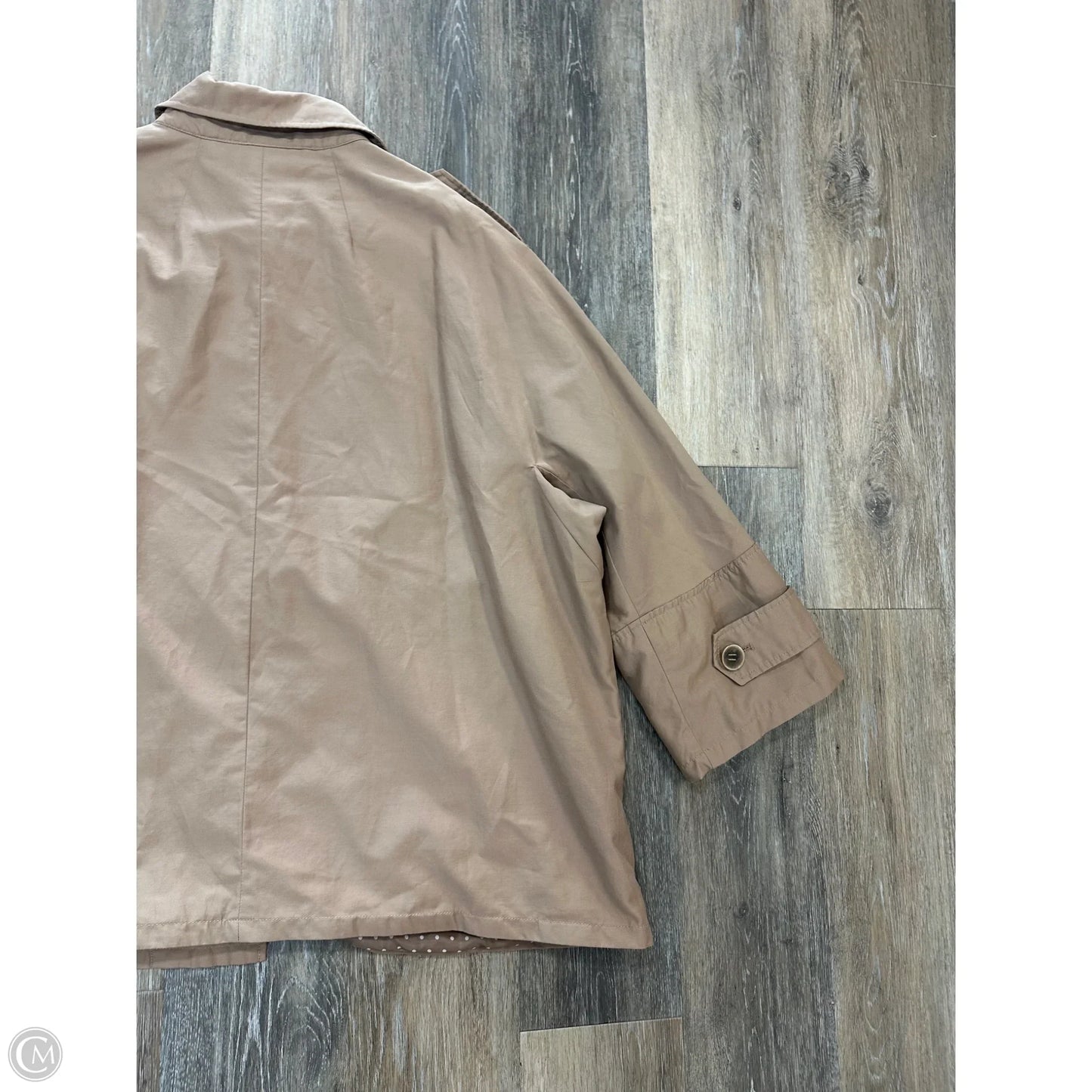 Jacket Shirt By Elena Miro In Brown, Size: Xl