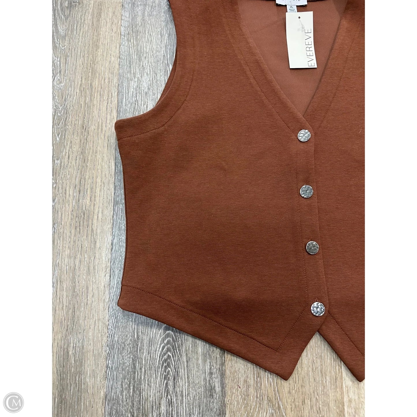 Vest Other By Evereve In Orange, Size: Xl