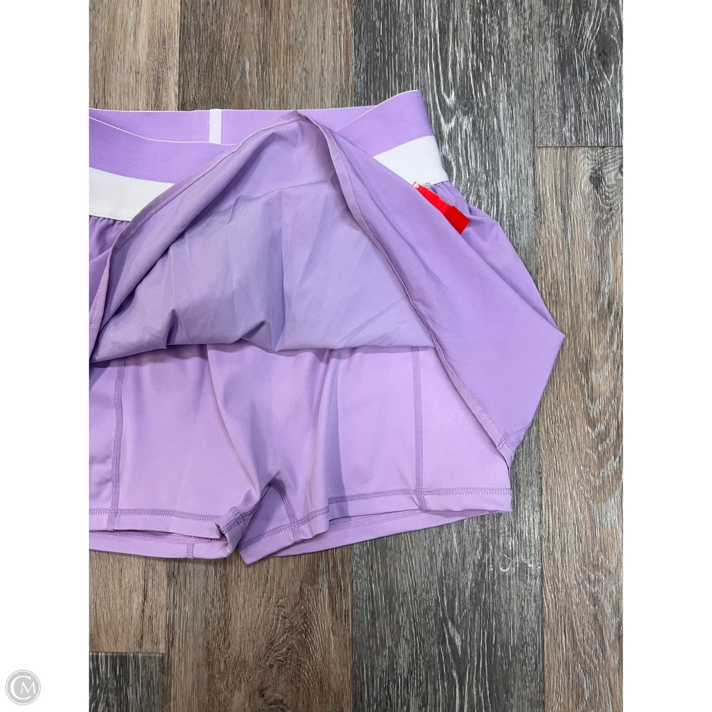 Athletic Skort By Beach Riot In Purple & Red, Size: M
