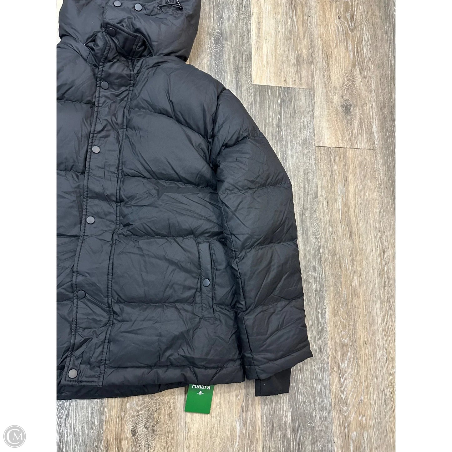 Coat Puffer & Quilted By Halara In Black, Size: M