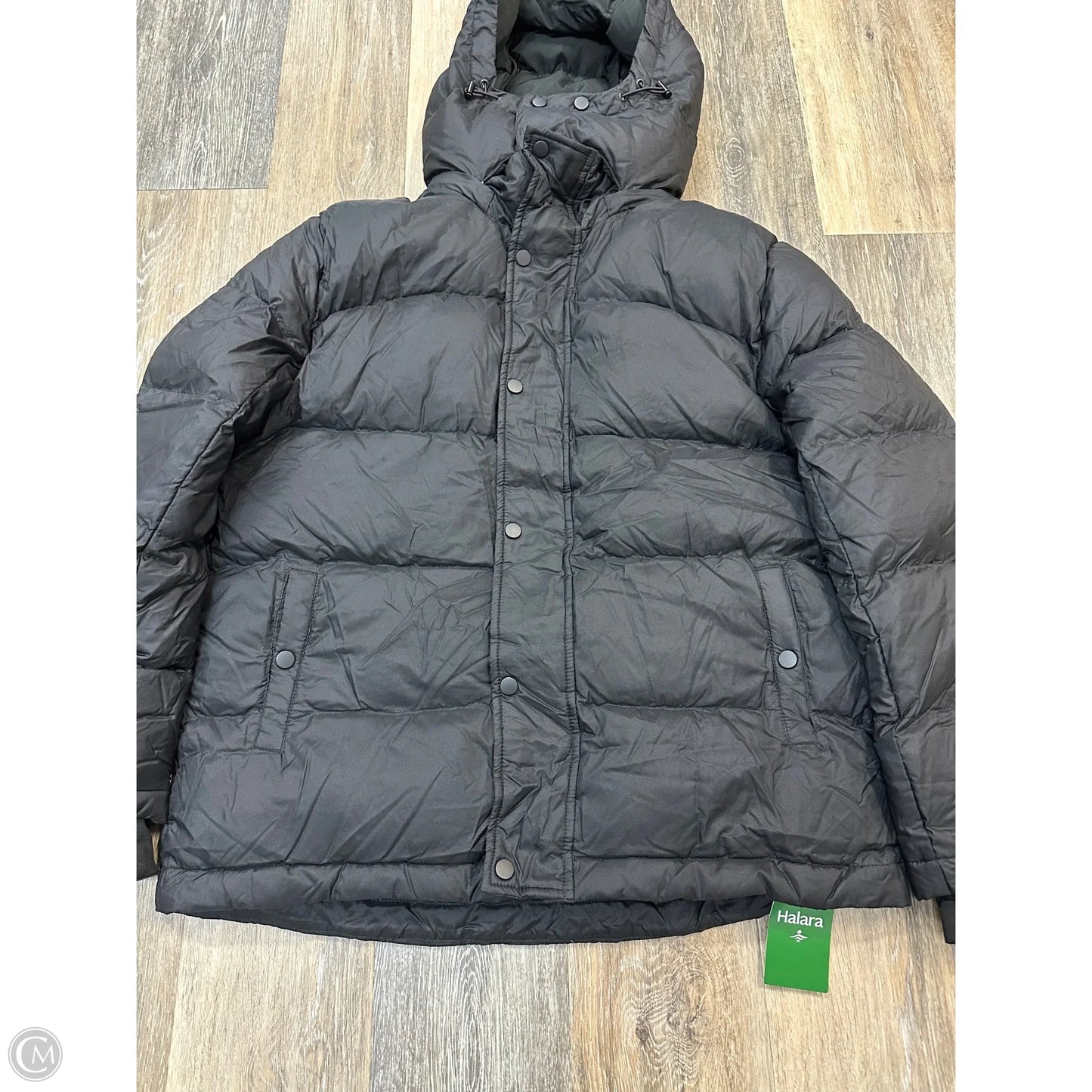 Coat Puffer & Quilted By Halara In Black, Size: M
