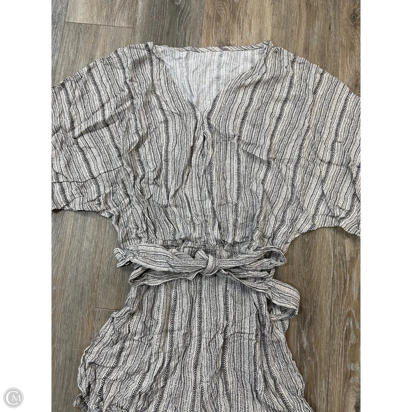 Swimwear Cover-up By Cupshe In Black & Cream, Size: M