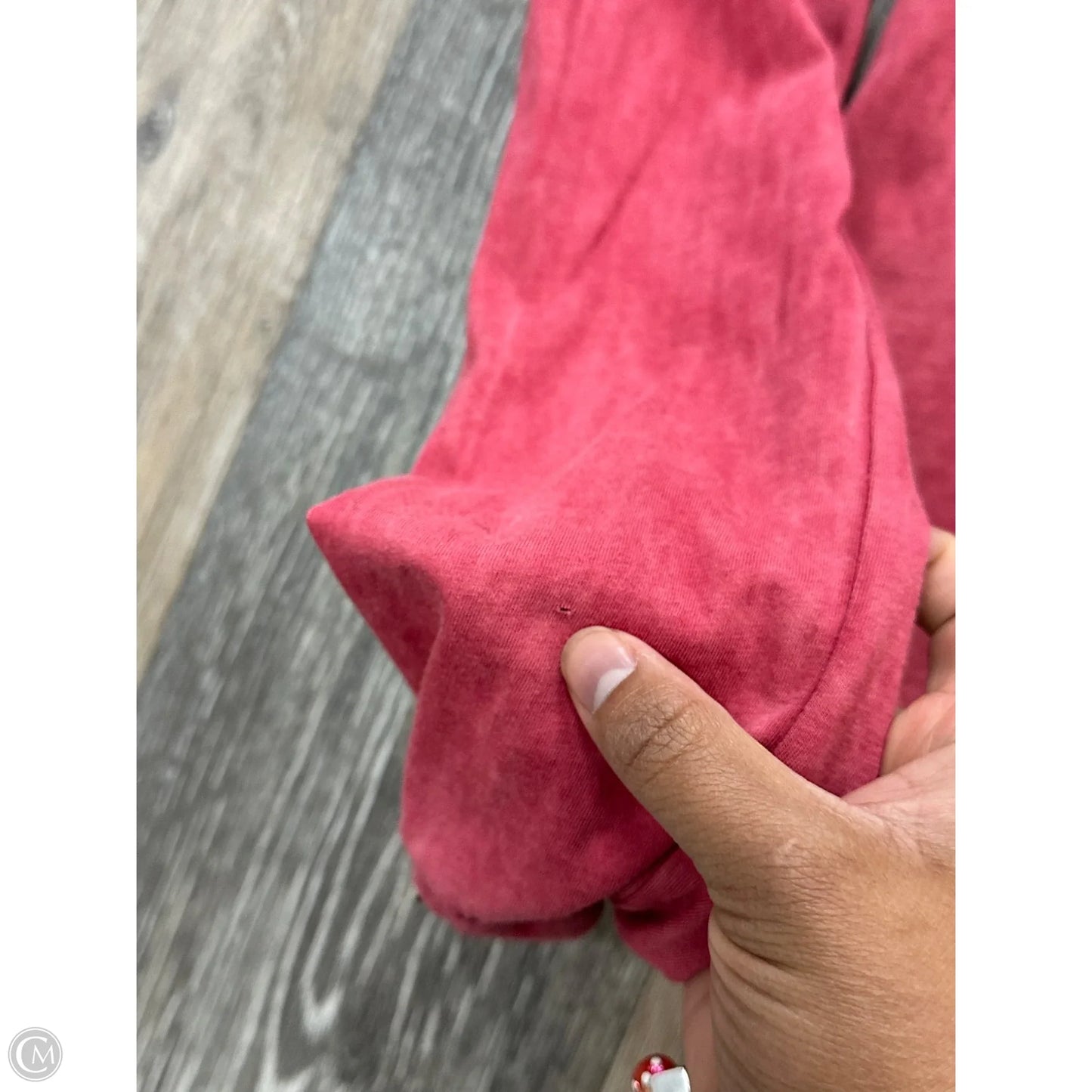 Top Long Sleeve By Freecity In Red, Size: M