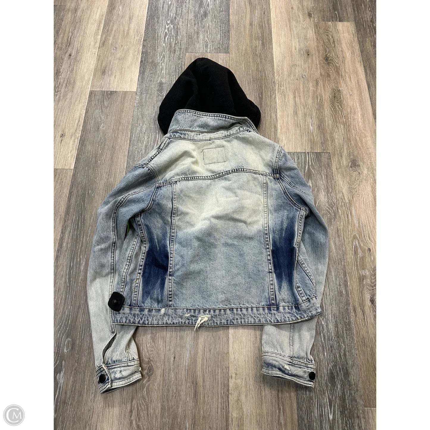 Jacket Denim By Blanknyc In Leopard Print, Size: L