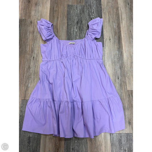 Dress Casual Short By Abercrombie And Fitch In Purple, Size: Xl