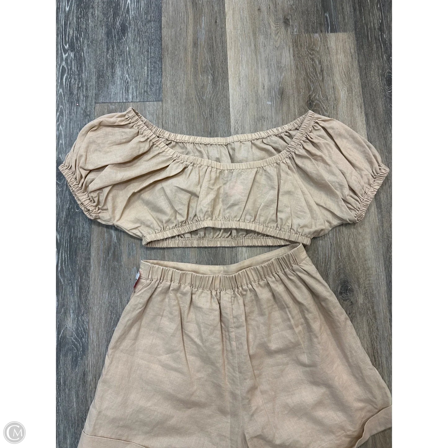 Shorts Set By Petal + Pup In Tan, Size: M
