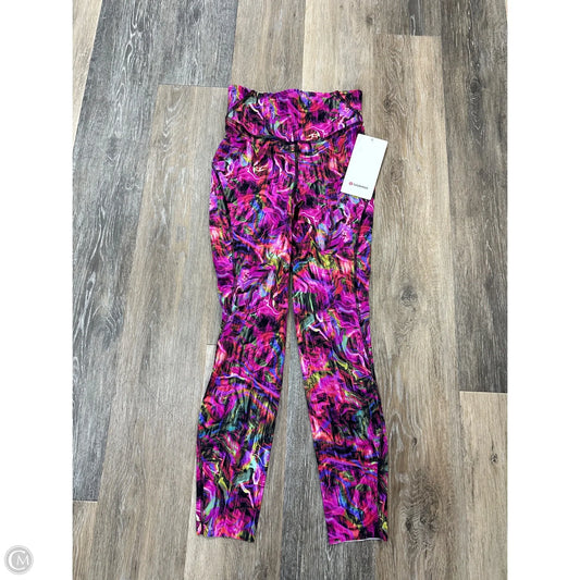Athletic Leggings By Lululemon In Multi-colored, Size: 4