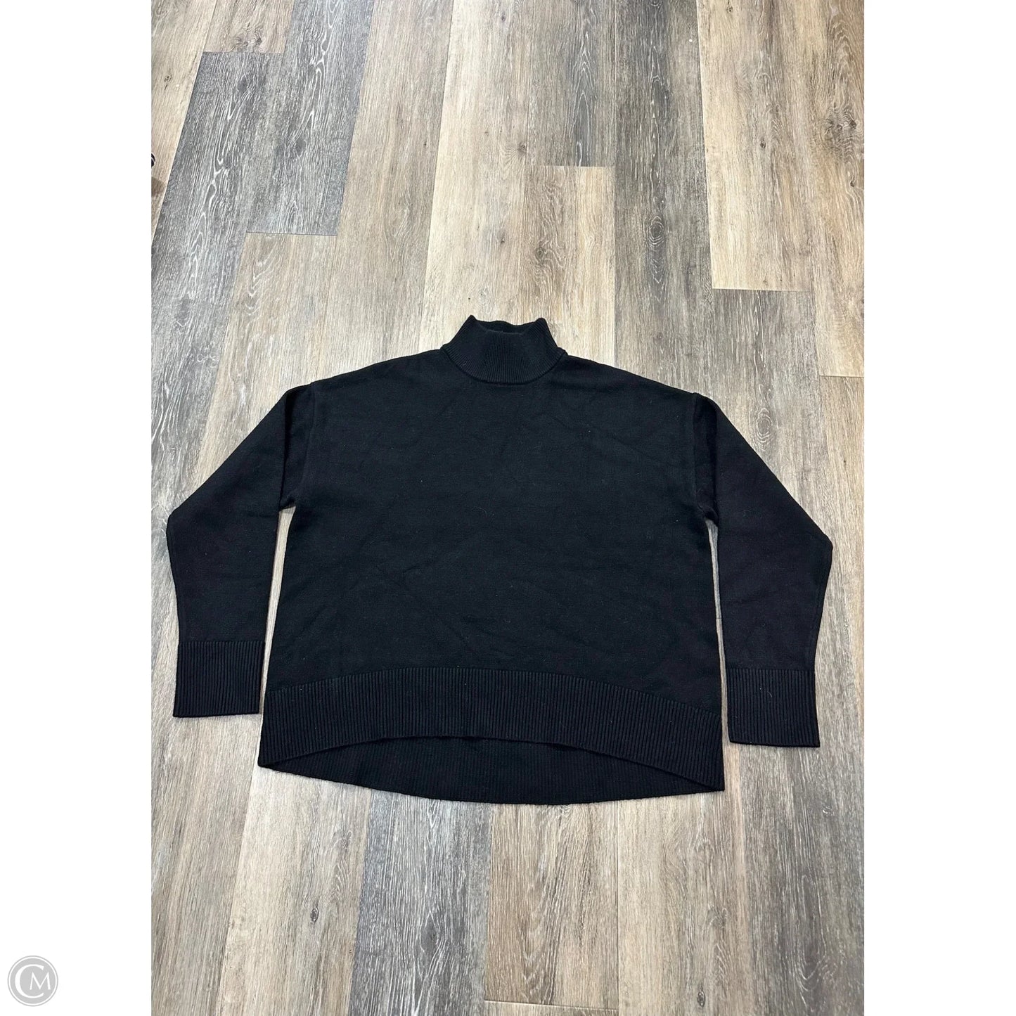 Sweater By Oat and Fort In Black, Size: M