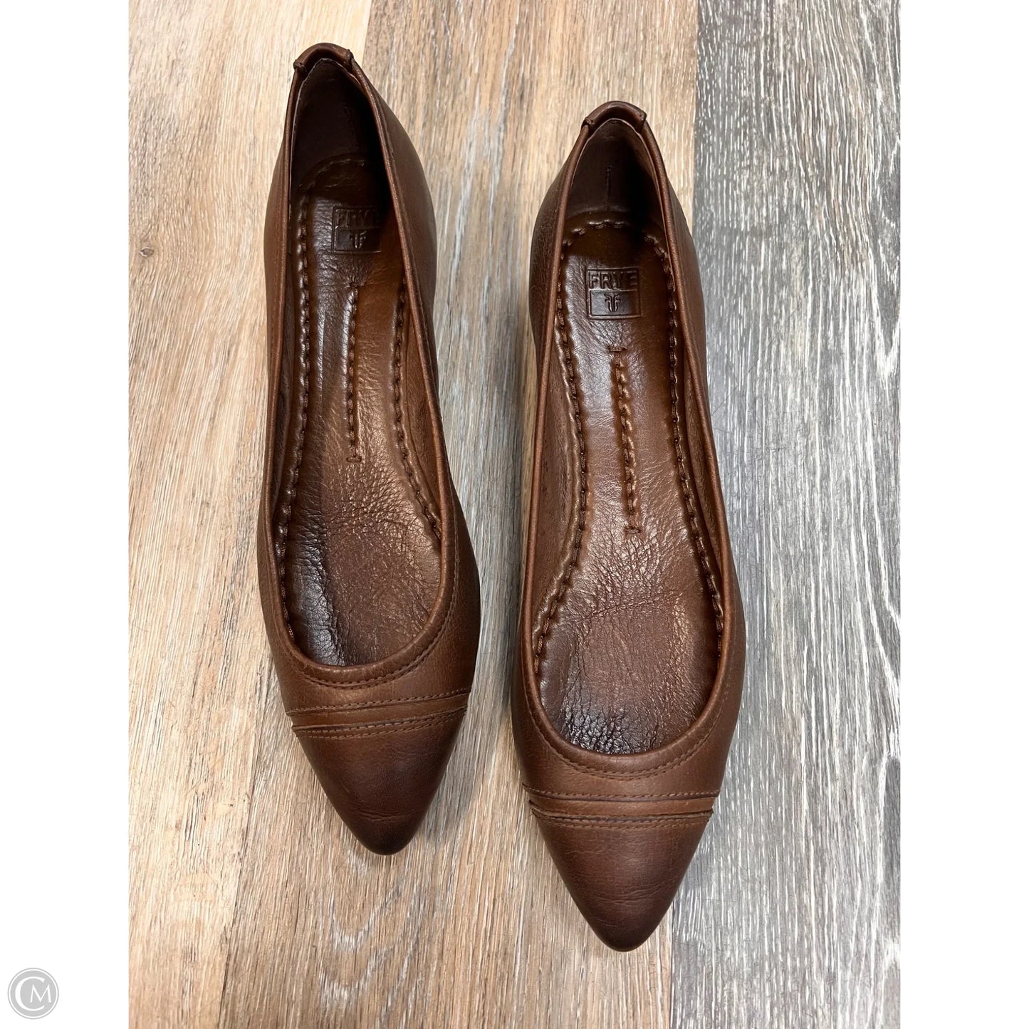 Shoes Designer By Frye In Brown, Size: 7.5