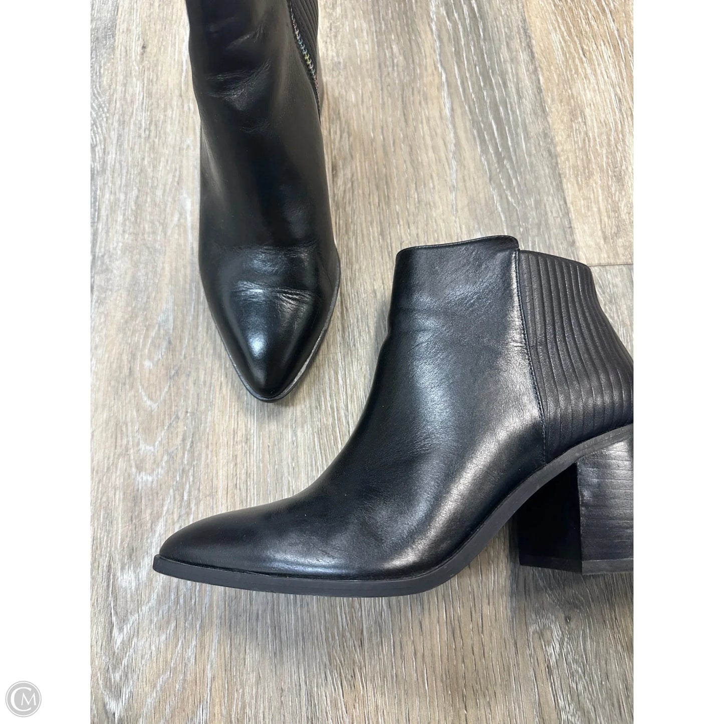 Boots Designer By Zac By Zac Posen In Black, Size: 6.5