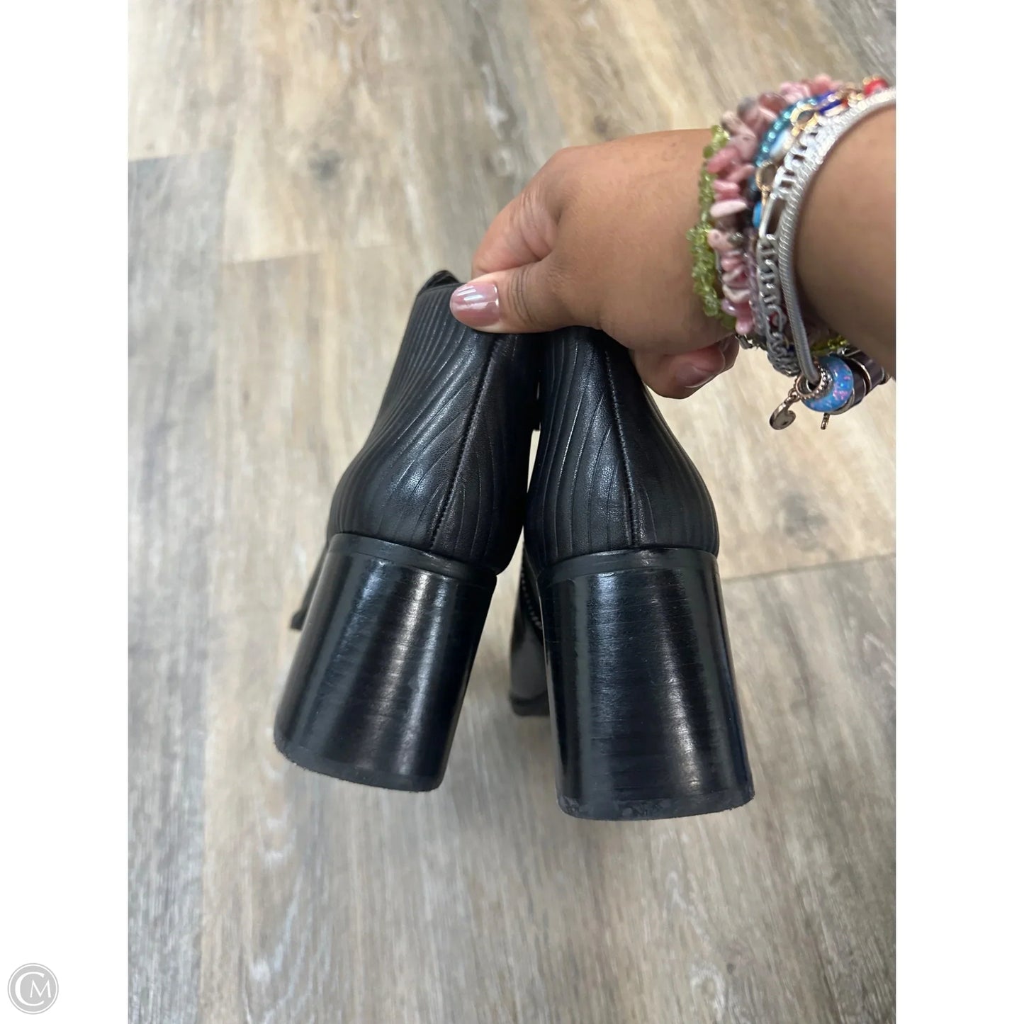 Boots Designer By Zac By Zac Posen In Black, Size: 6.5