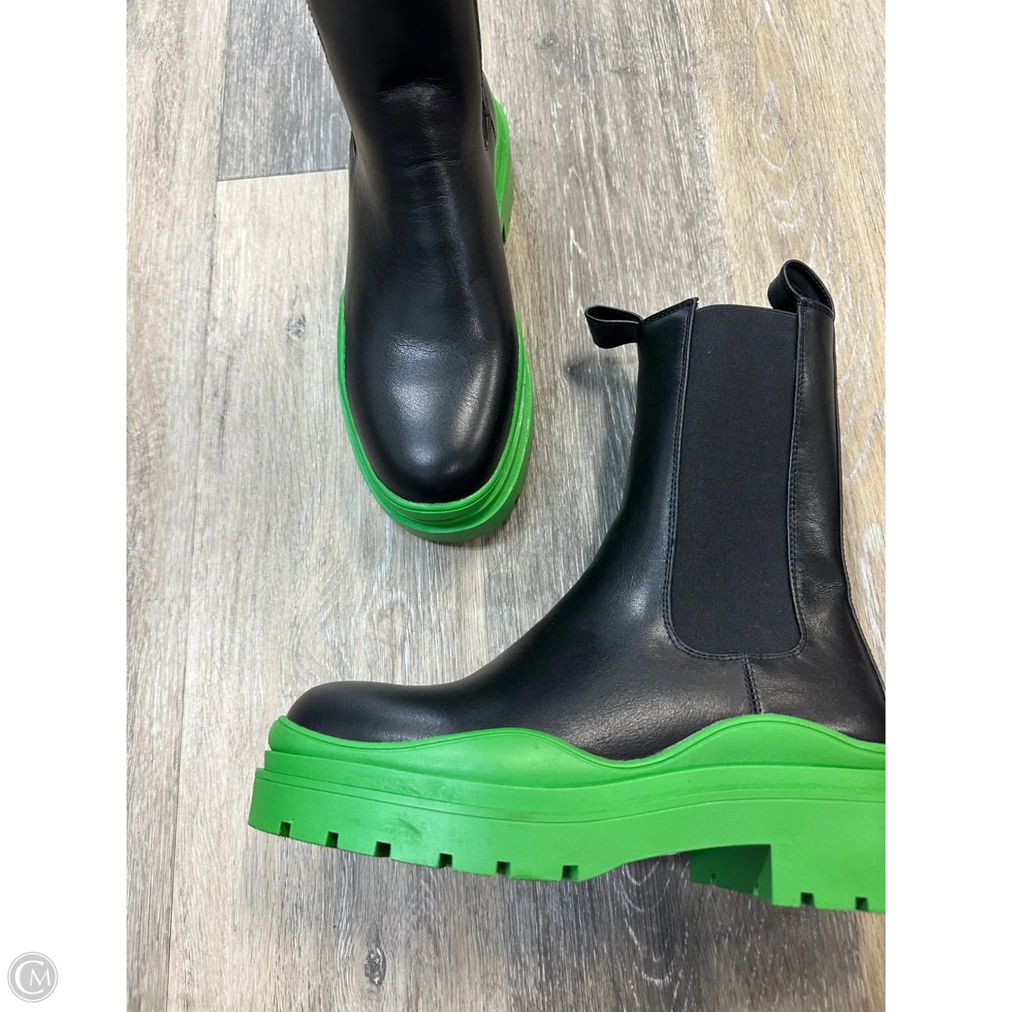 Boots Mid-calf Flats By Azalea Wang In Black, Size: 7.5