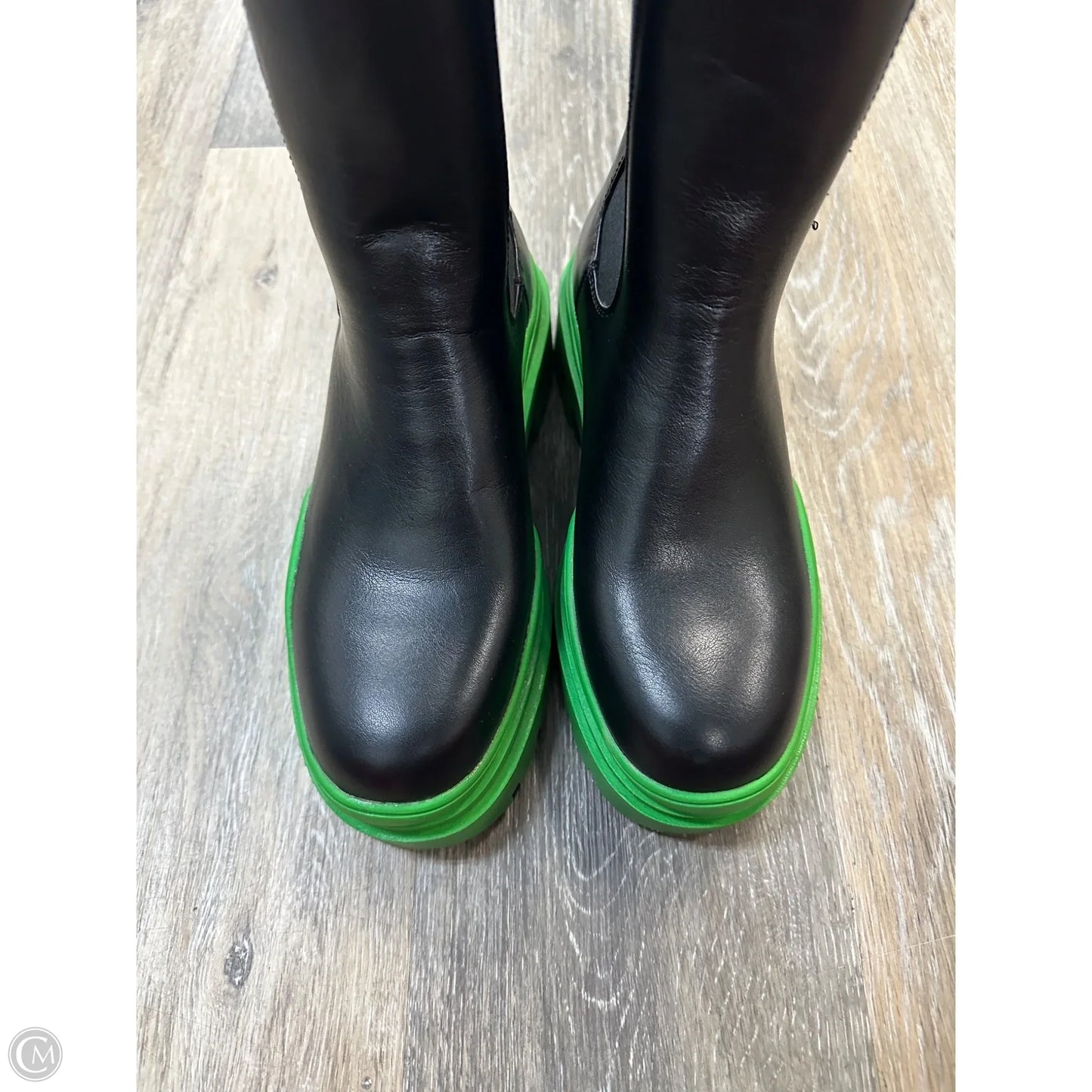 Boots Mid-calf Flats By Azalea Wang In Black, Size: 7.5
