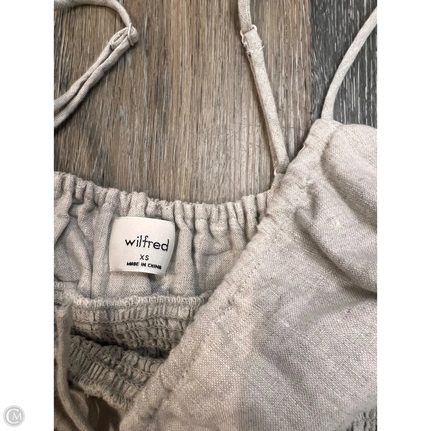 Dress Casual Midi By Wilfred In Beige, Size: Xs