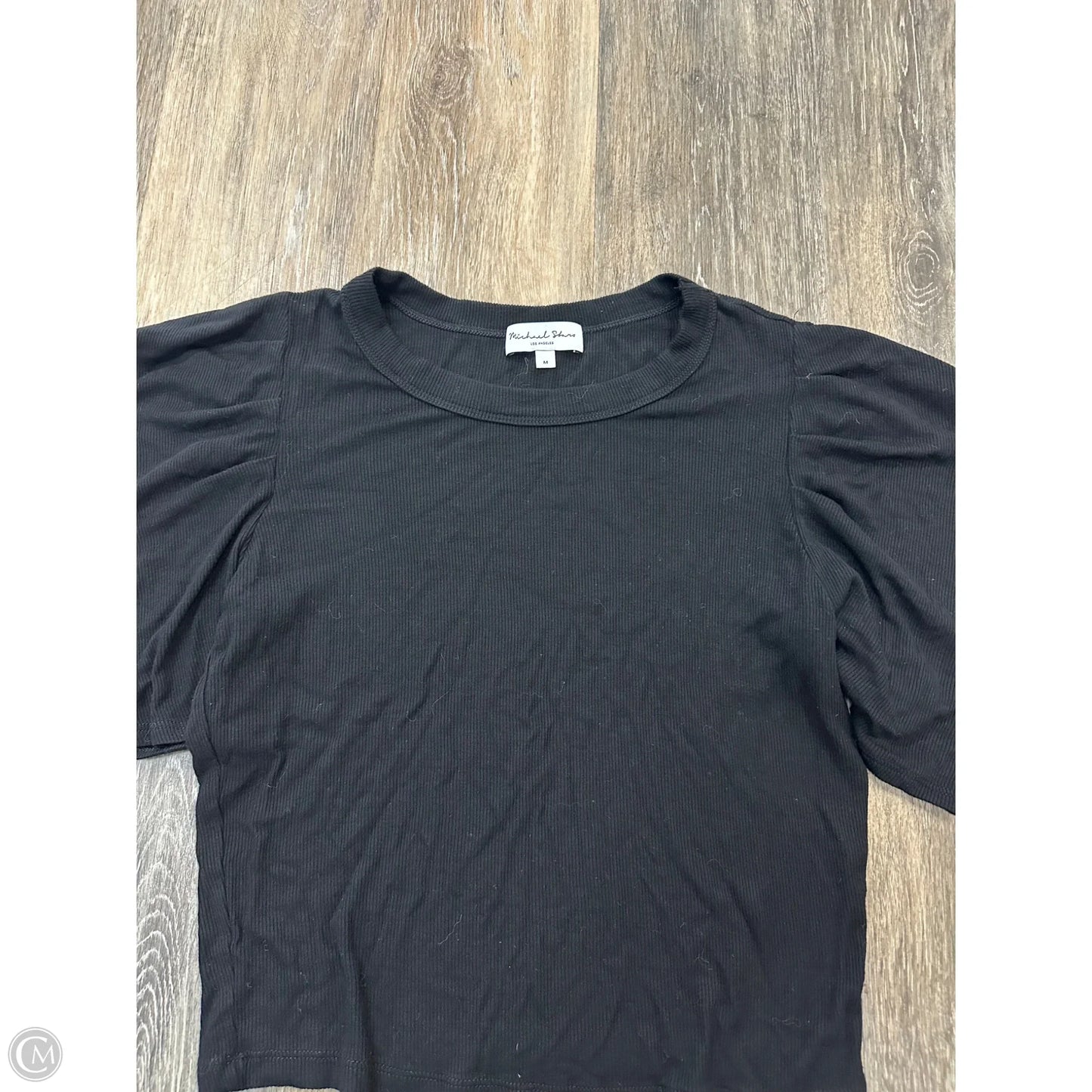 Top Short Sleeve By Michael Stars In Black, Size: M