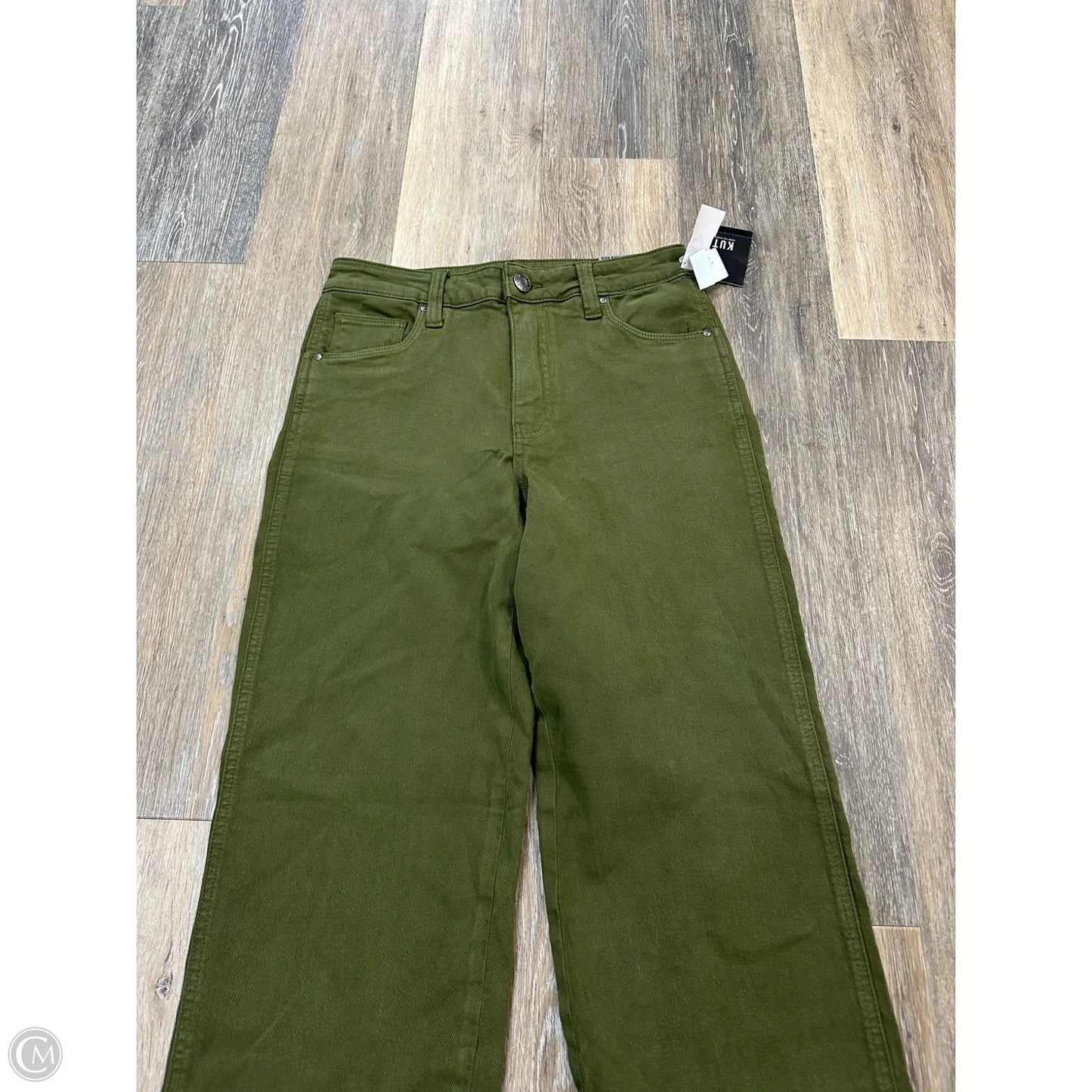 Pants Wide Leg By Kut In Green, Size: 2