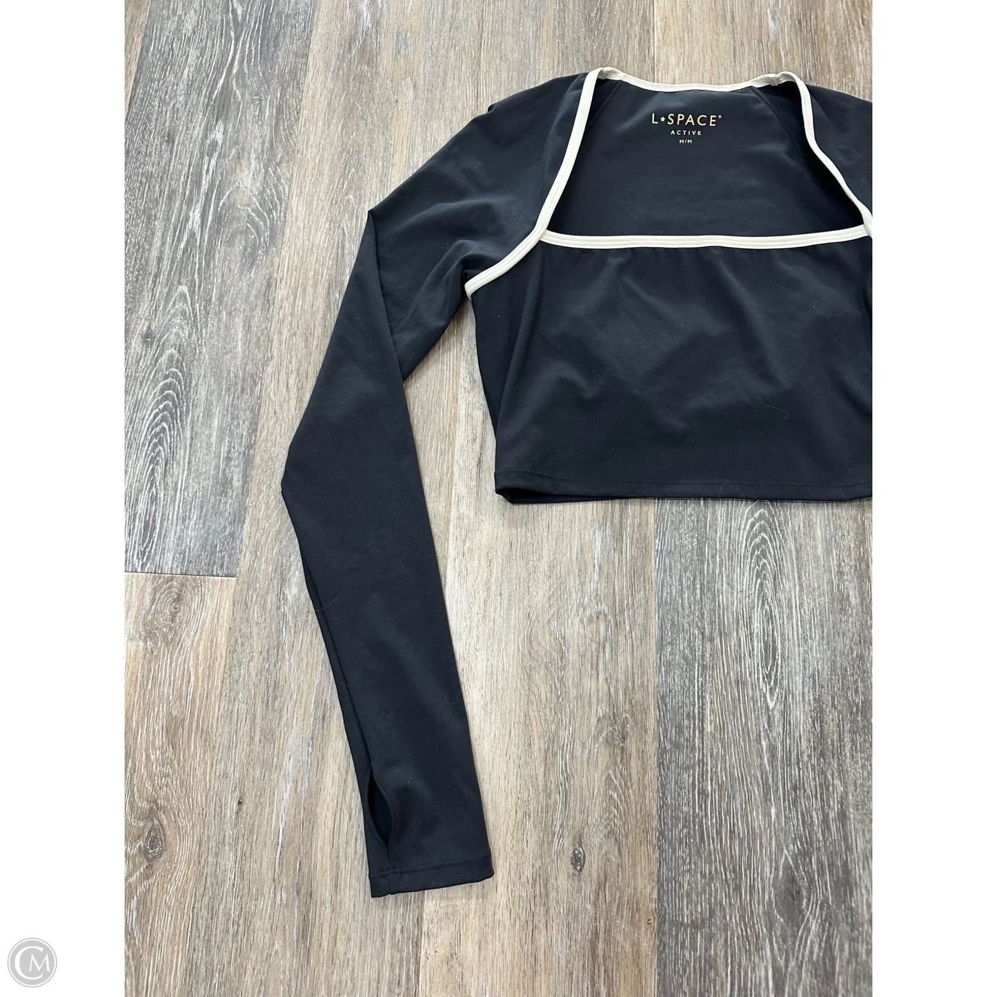 Top Long Sleeve By L Space In Black, Size: M